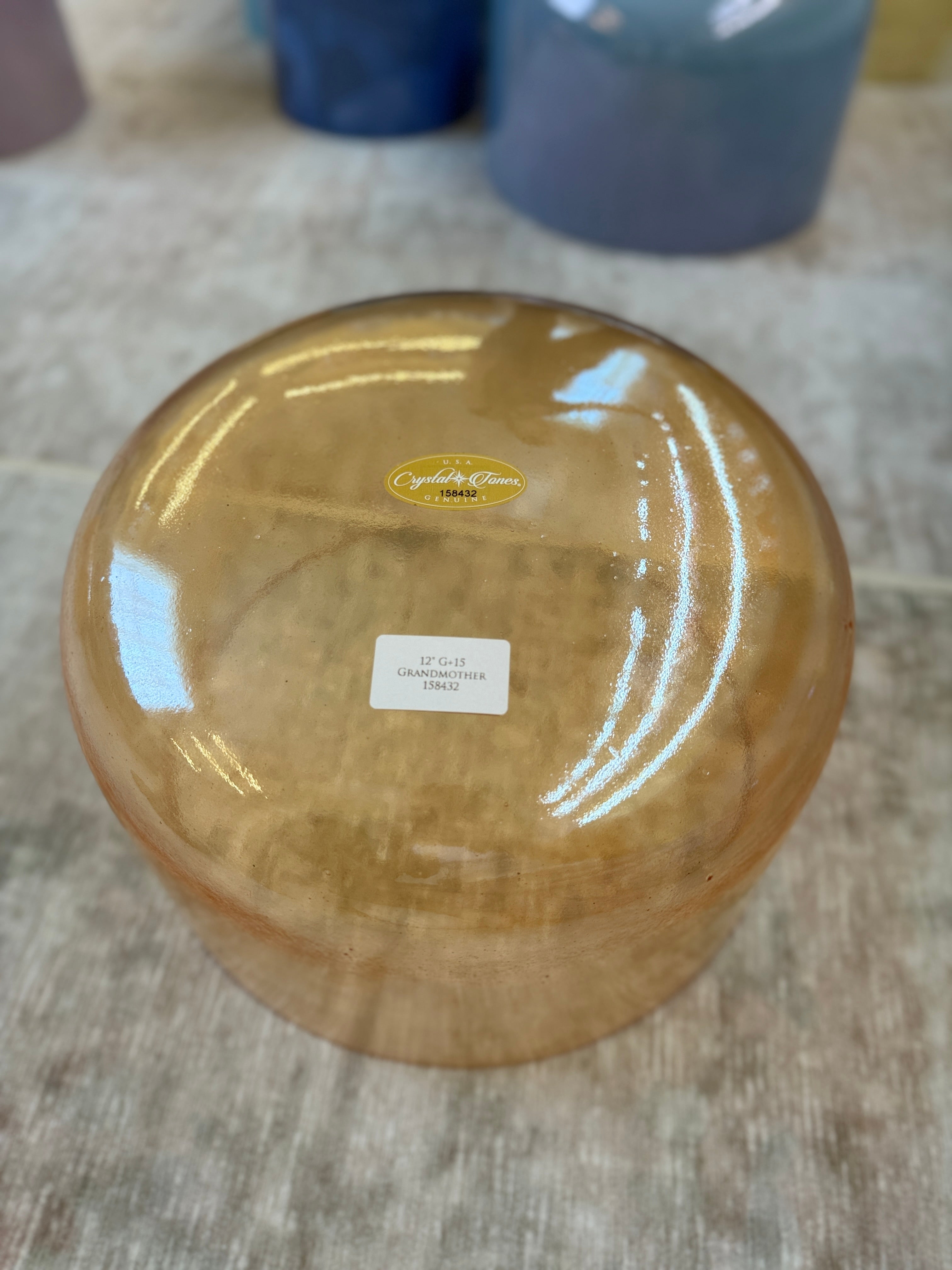 12" G+15 Grandmother 158432 Crystal Tones® Alchemy Singing Bowl