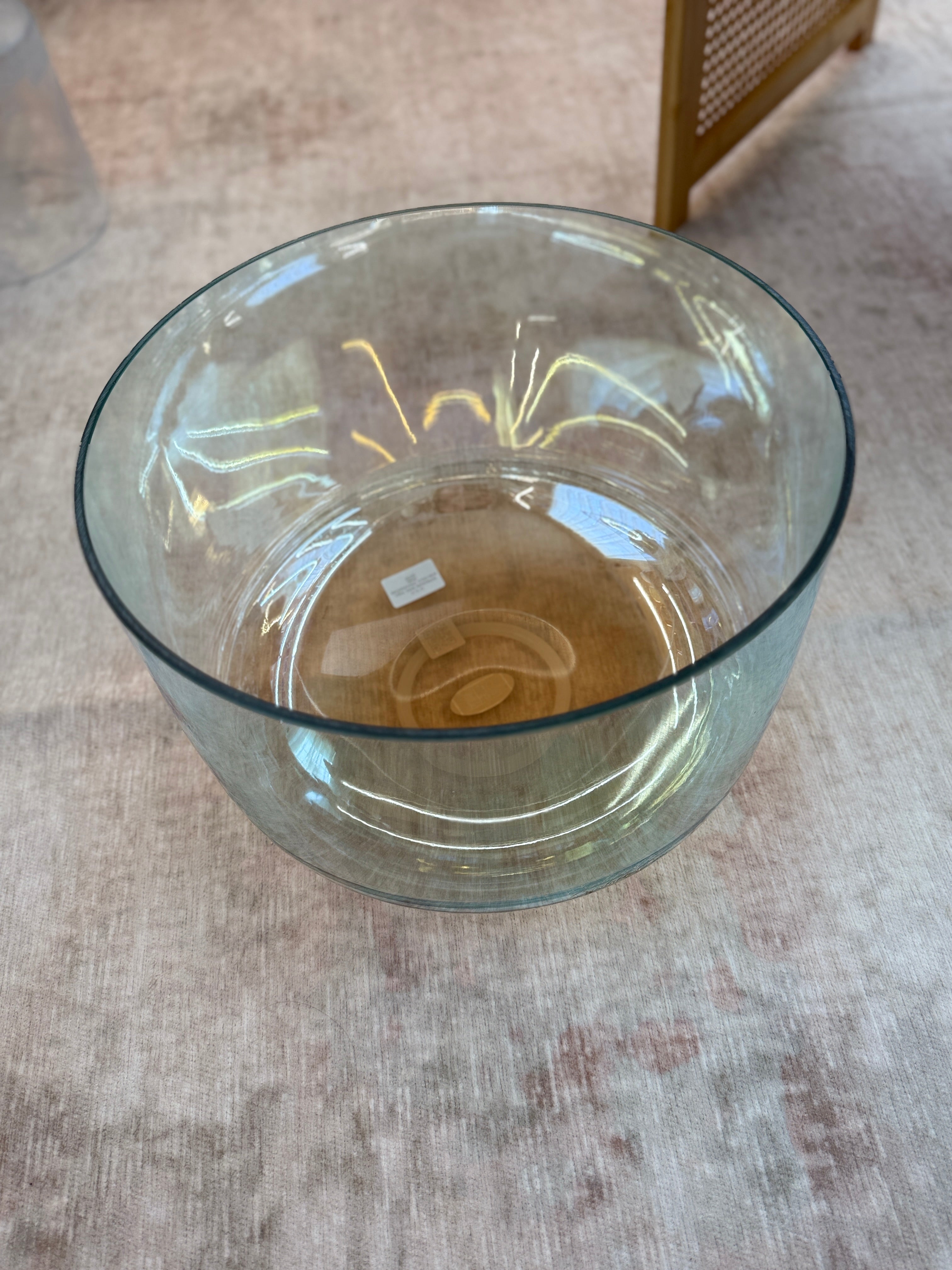 13" E+15 Supergrade Aqua Aura Gold, Grandmother 157737 Crystal Tones® Alchemy Singing Bowl