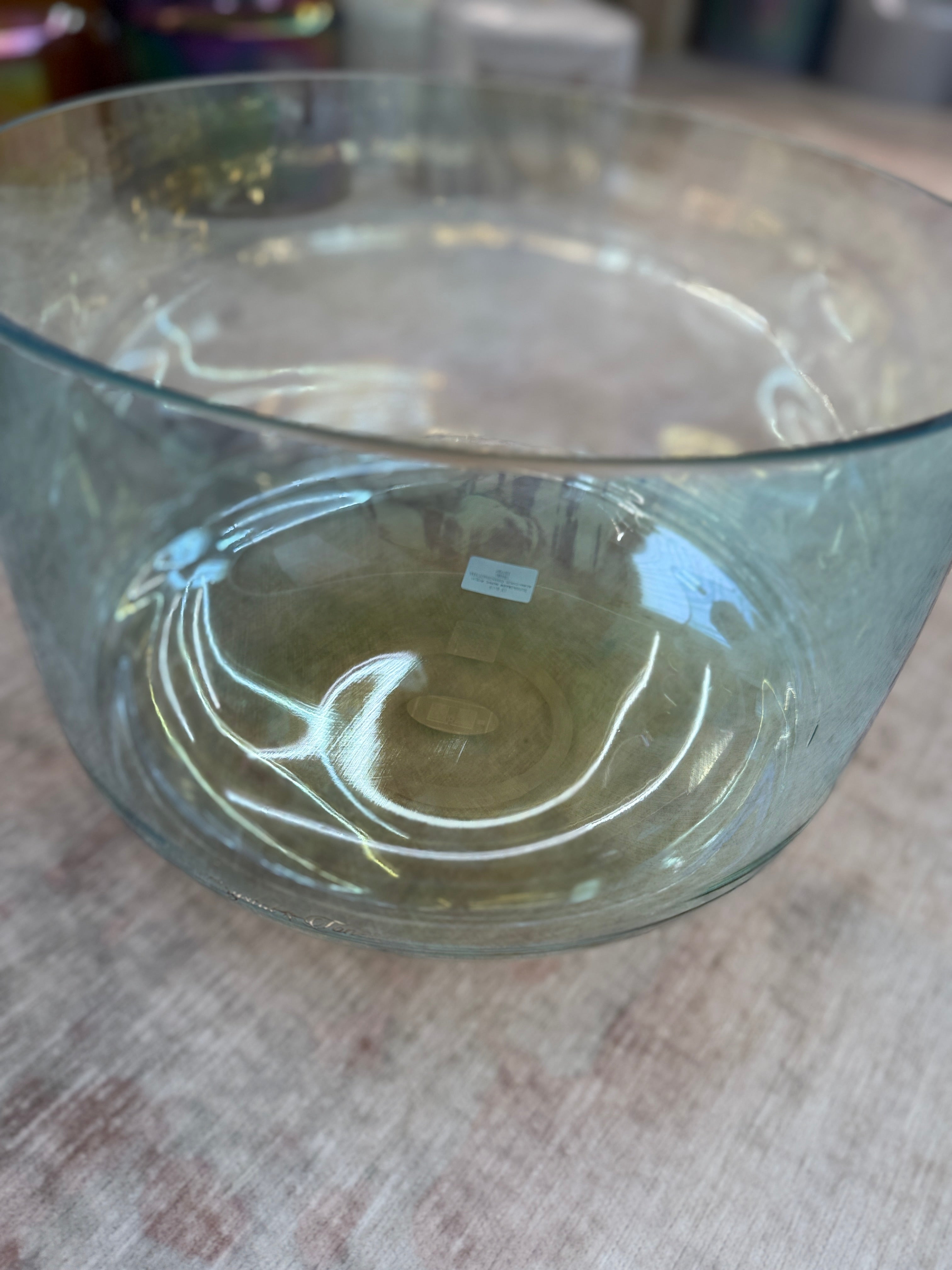 13" E+15 Supergrade Aqua Aura Gold, Grandmother 157737 Crystal Tones® Alchemy Singing Bowl