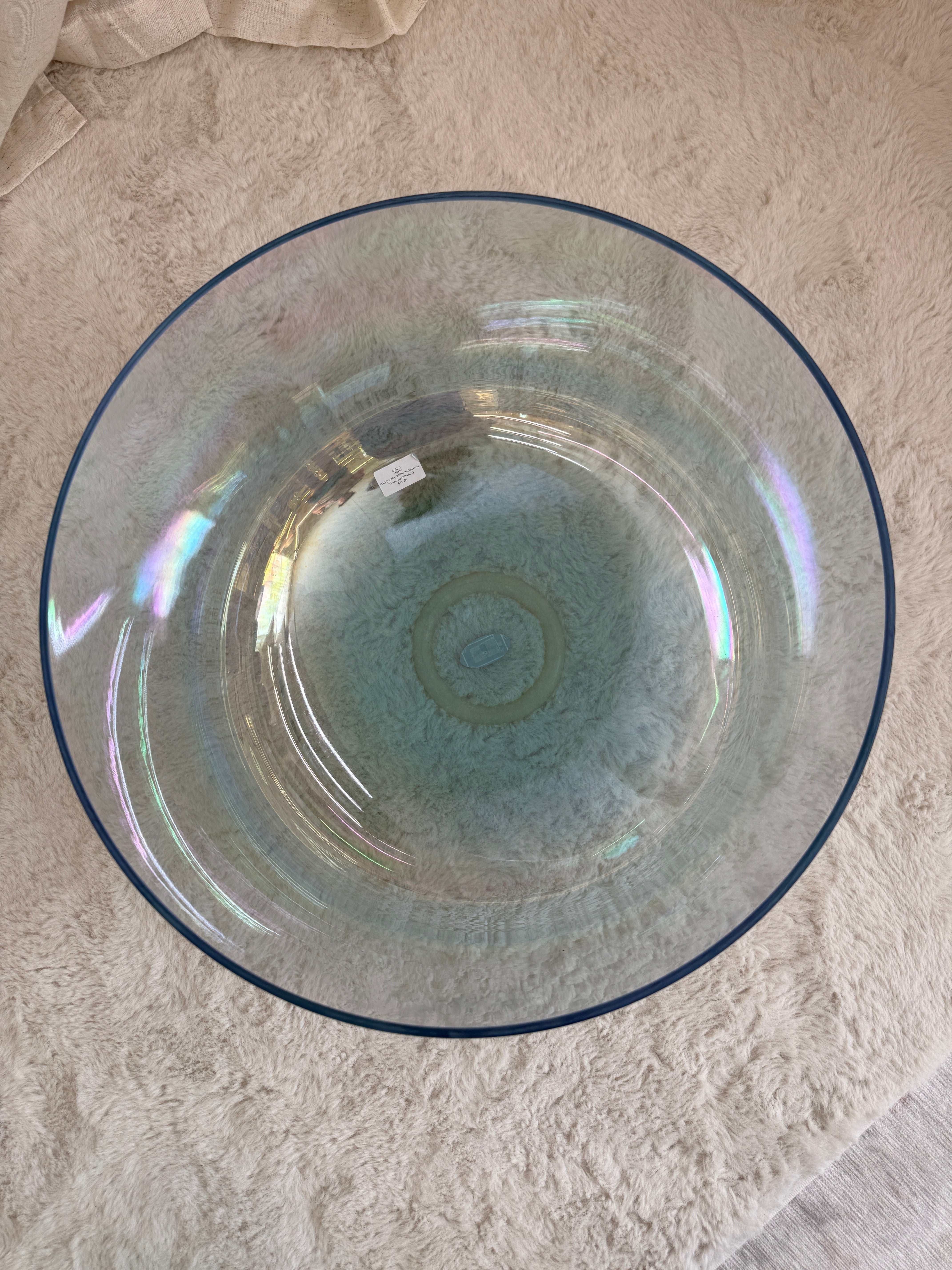 16" A+5 Supergrade Platinum, Aqua Aura Gold 161092 Crystal Tones® Alchemy Singing Bowl