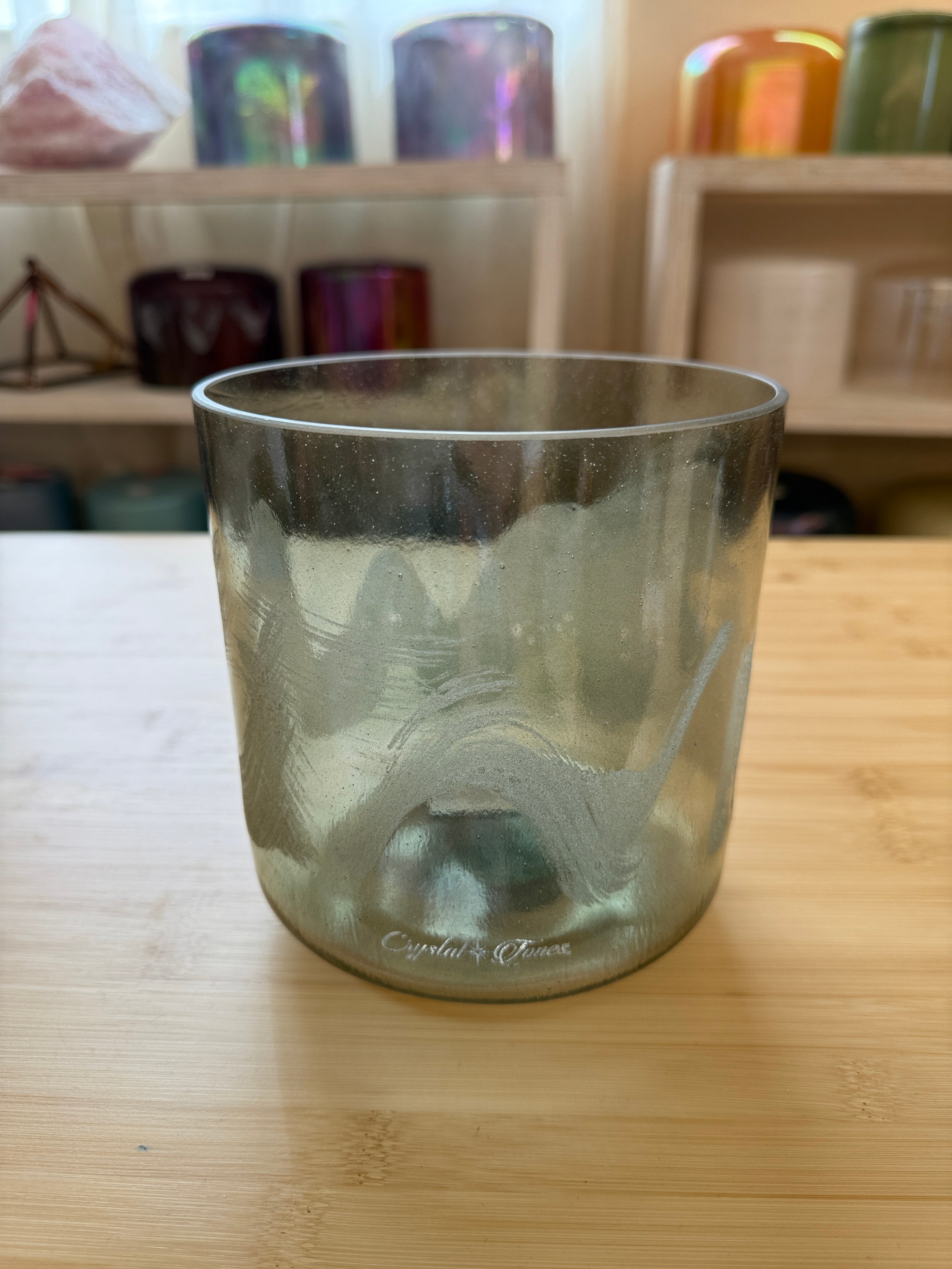 6" A-25 Azeztulite, Sage Aura Gold 156405 Crystal Tones® Alchemy Singing Bowl