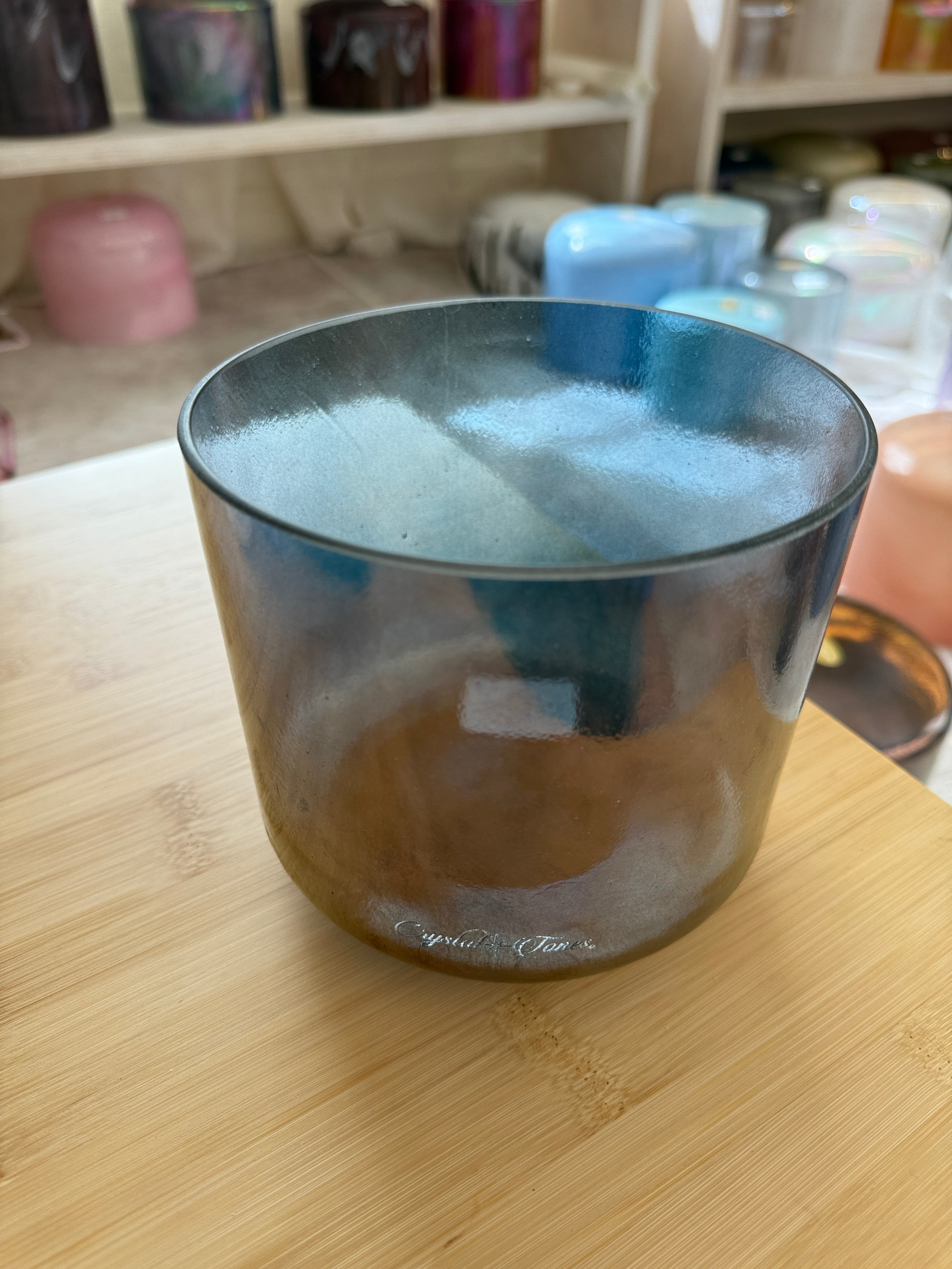 6" A-5 Tibetan Quartz Copper 155817 Crystal Tones® Alchemy Singing Bowl