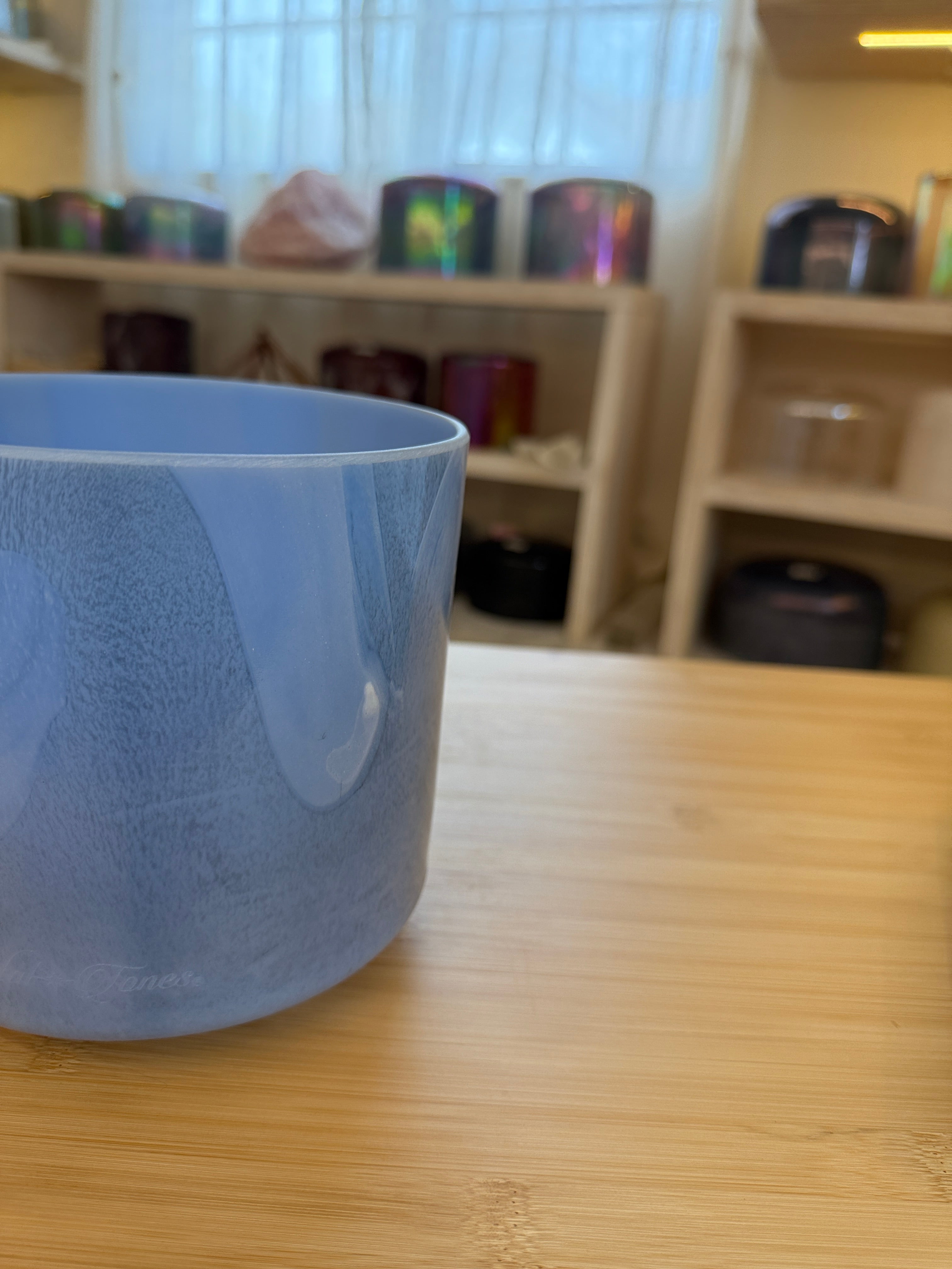 6" A+40 Larimar 132063 Crystal Tones® Alchemy Singing Bowl