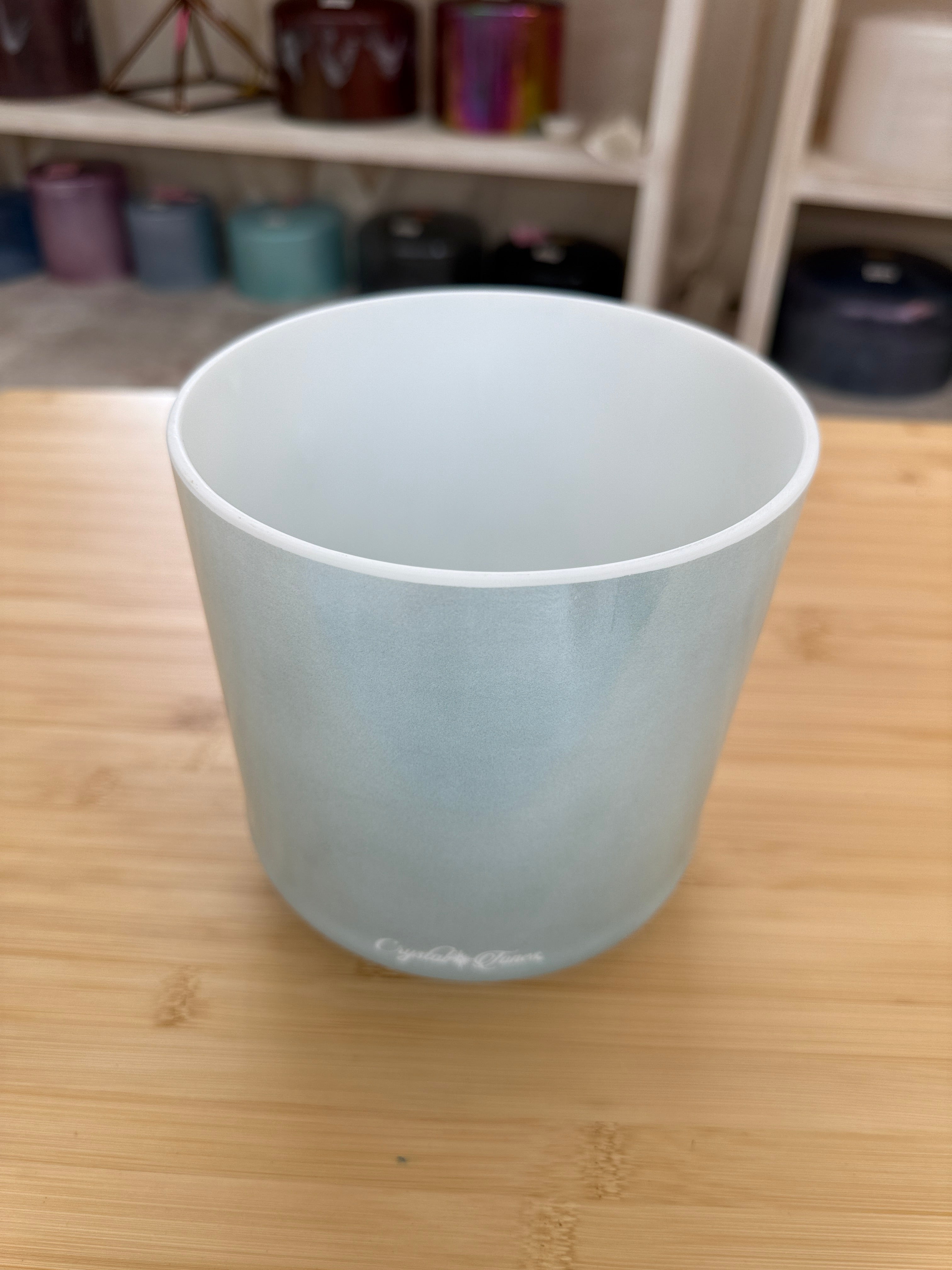 6" B-5 Green Heart Ocean Gold 156566 Crystal Tones® Alchemy Singing Bowl