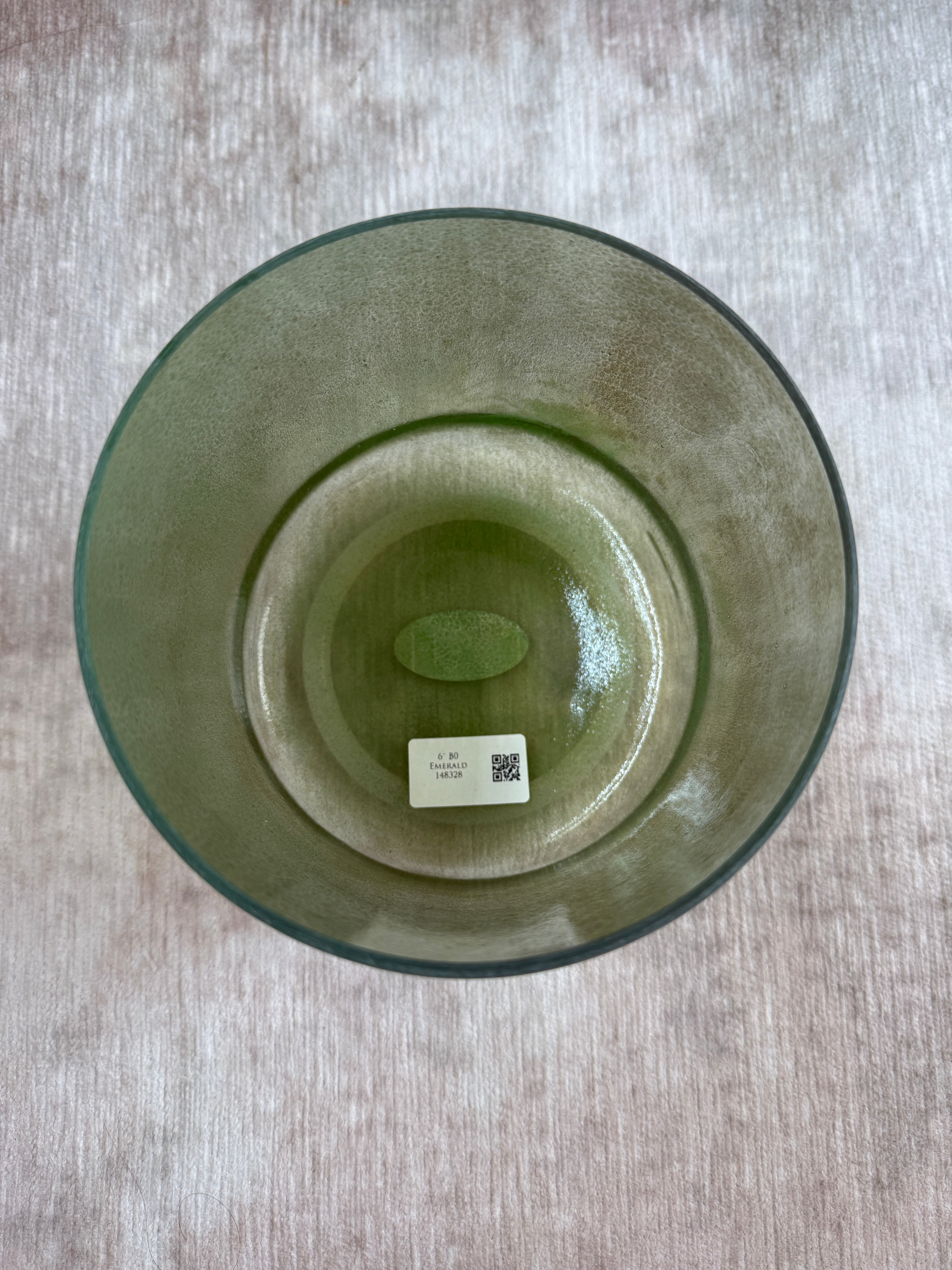 6" B0 Emerald 148328 Crystal Tones® Alchemy Singing Bowl