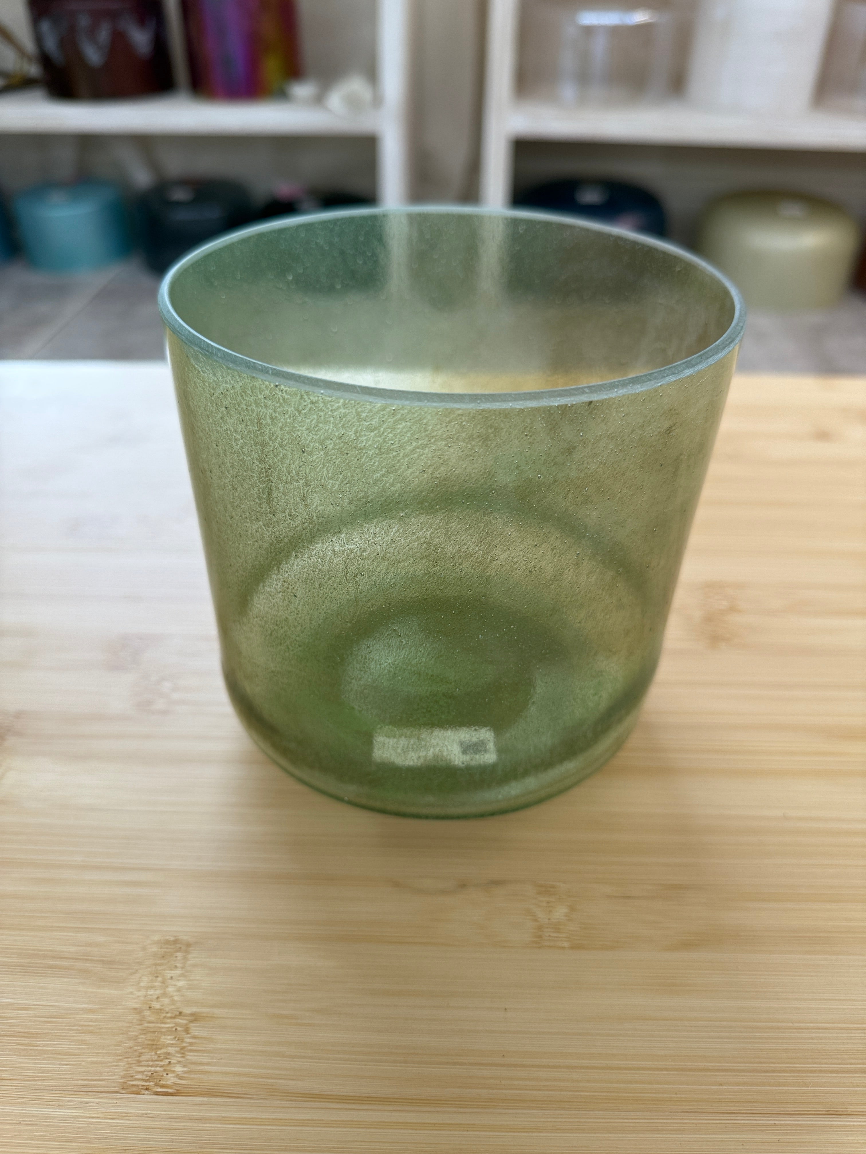 6" B0 Emerald 148328 Crystal Tones® Alchemy Singing Bowl