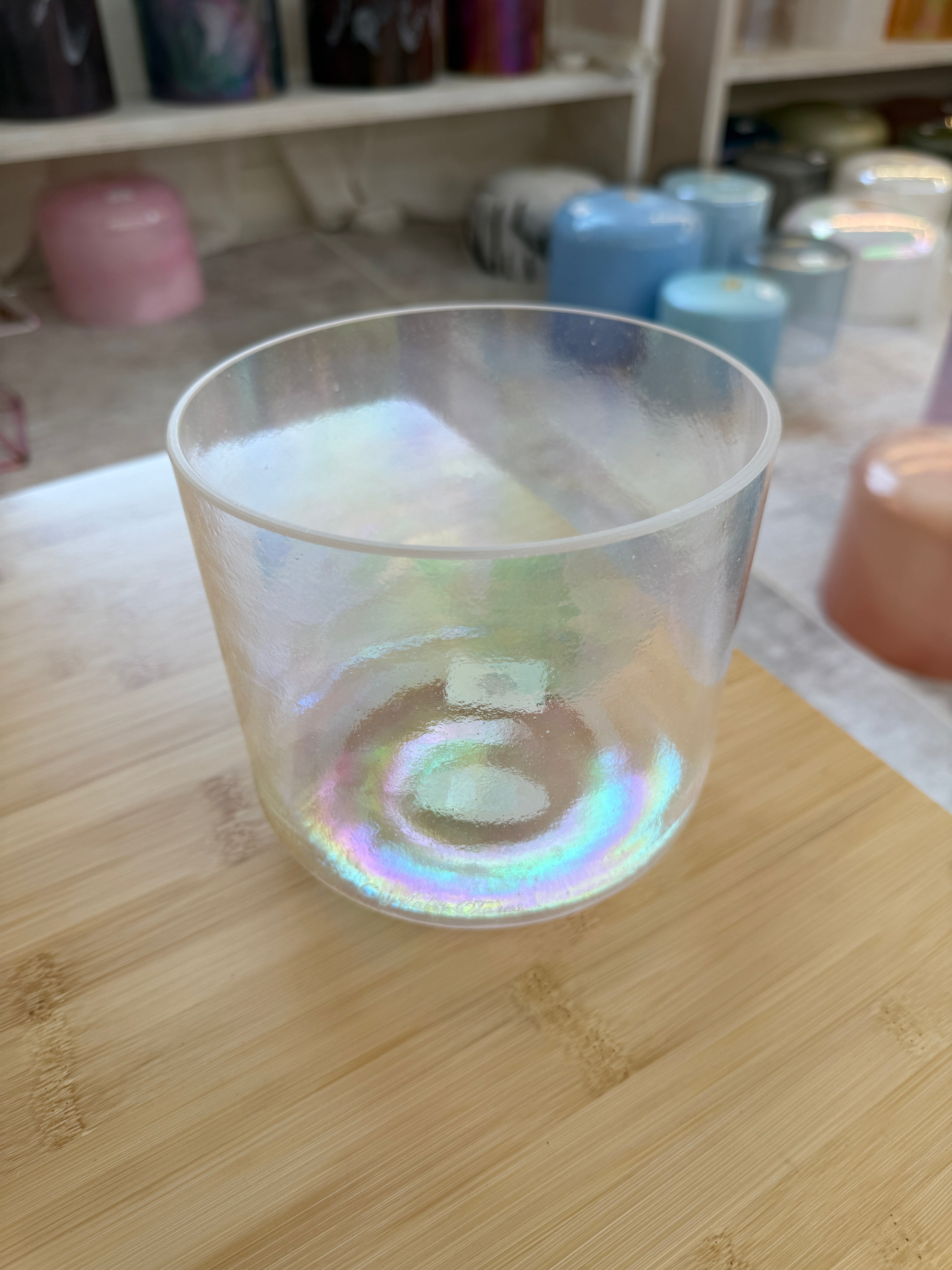 6" B0 Platinum 157065 Crystal Tones® Alchemy Singing Bowl