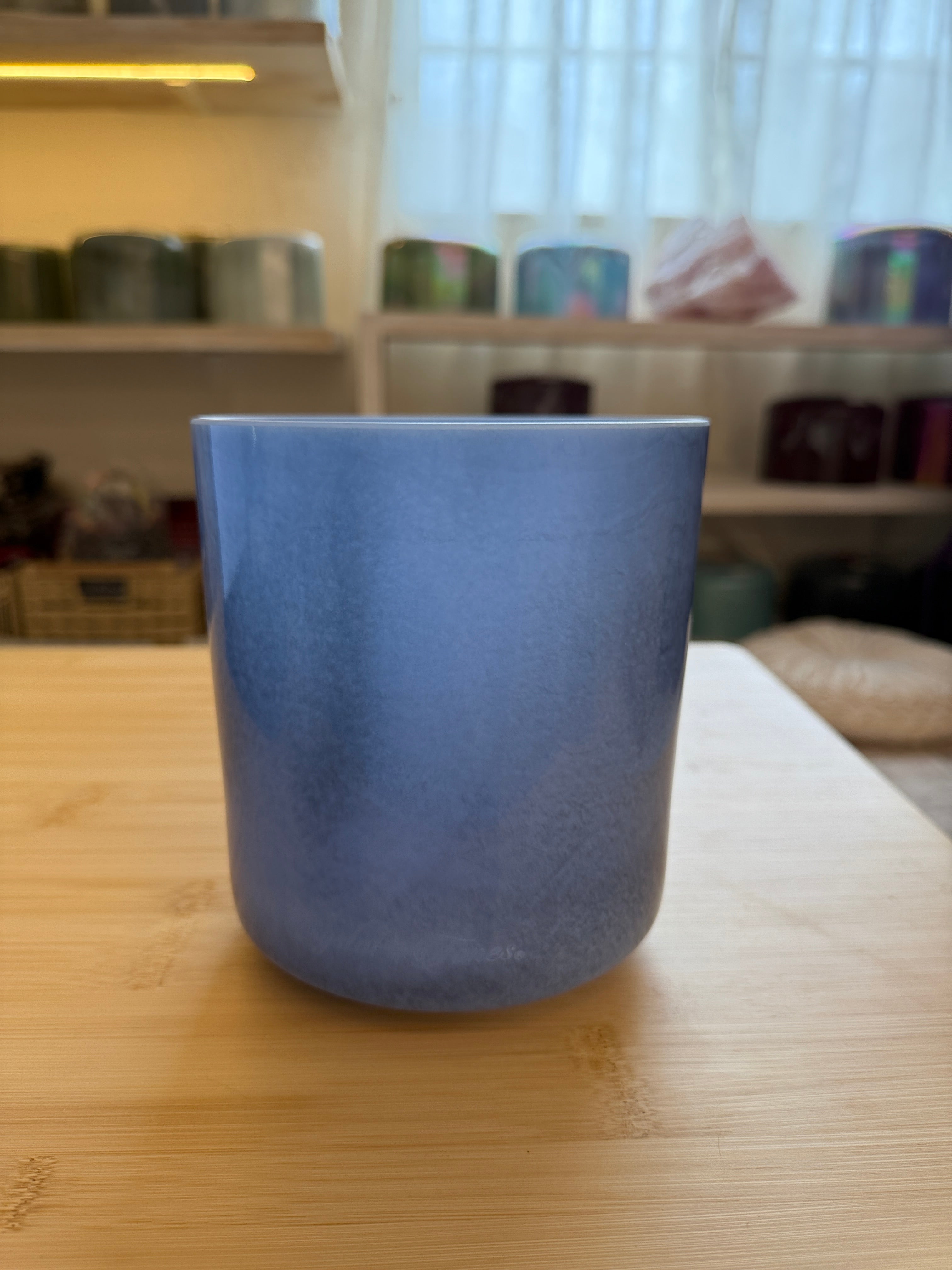 6" B+5 Egyptian Blue Bowl 133849 Crystal Tones® Alchemy Singing Bowl