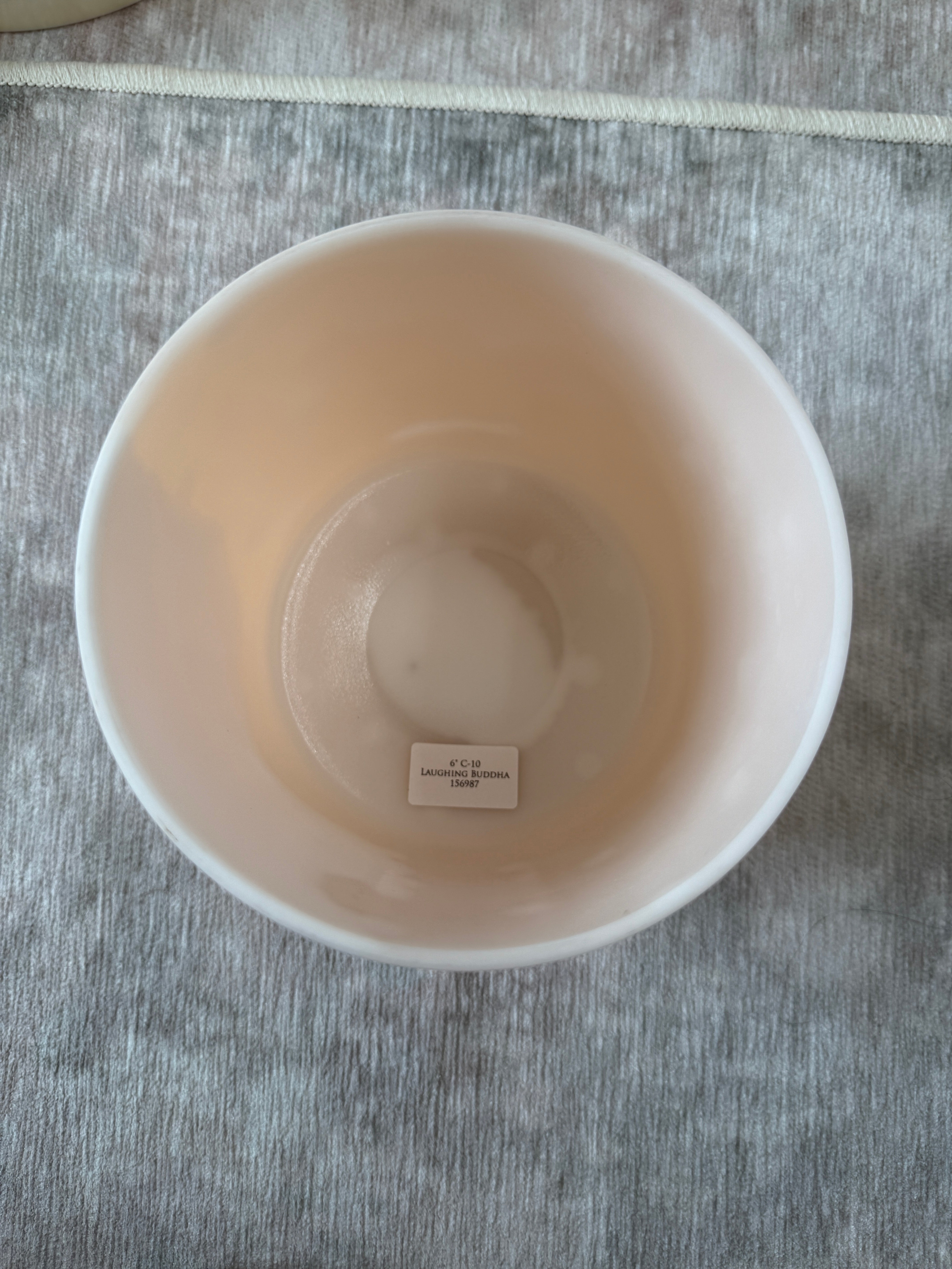 6" C-10 Laughing Buddha 156987 Crystal Tones® Alchemy Singing Bowl
