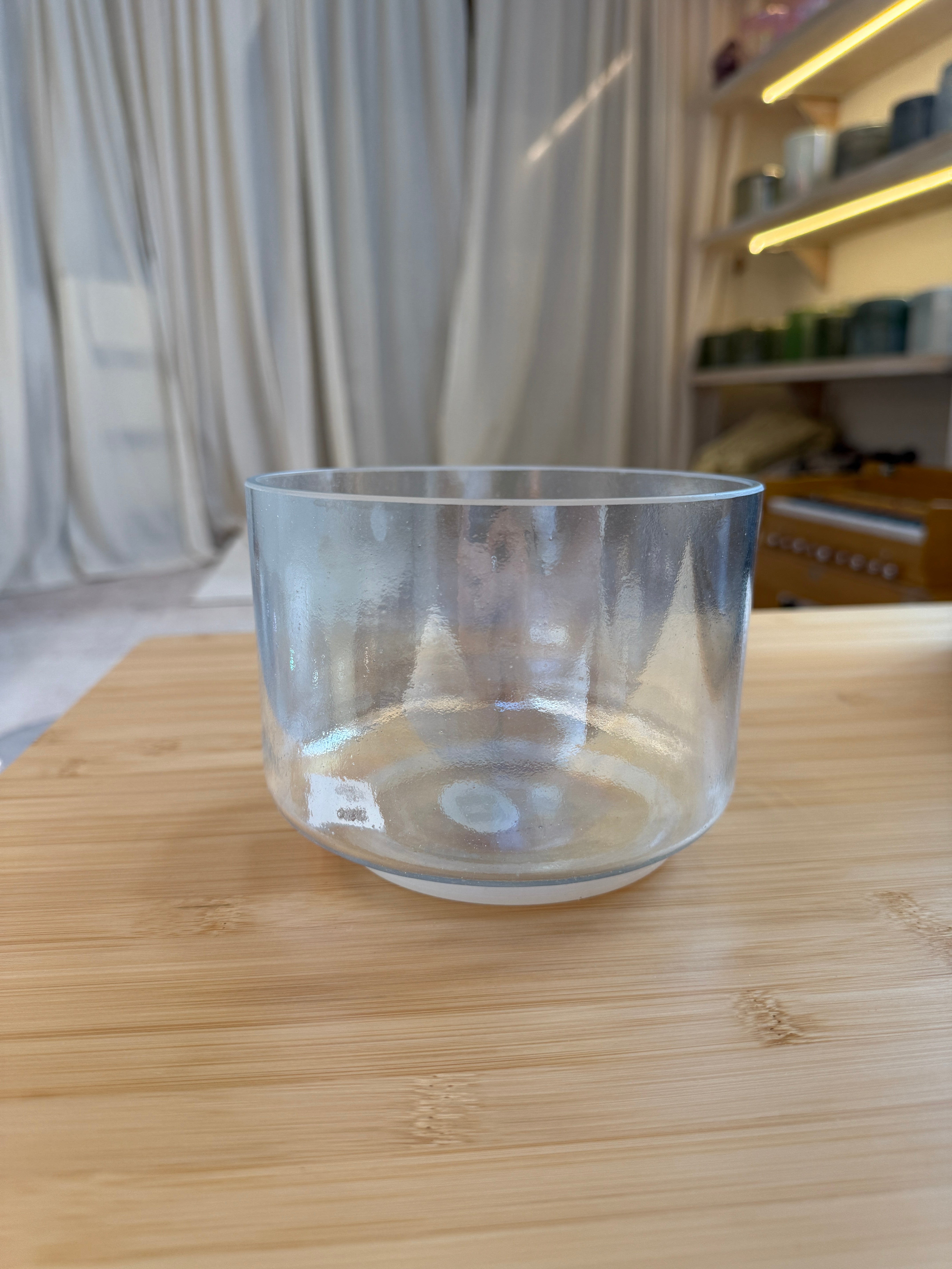6" C-15 Aqua Aura Marine Gold 150578 Crystal Tones® Alchemy Singing Bowl
