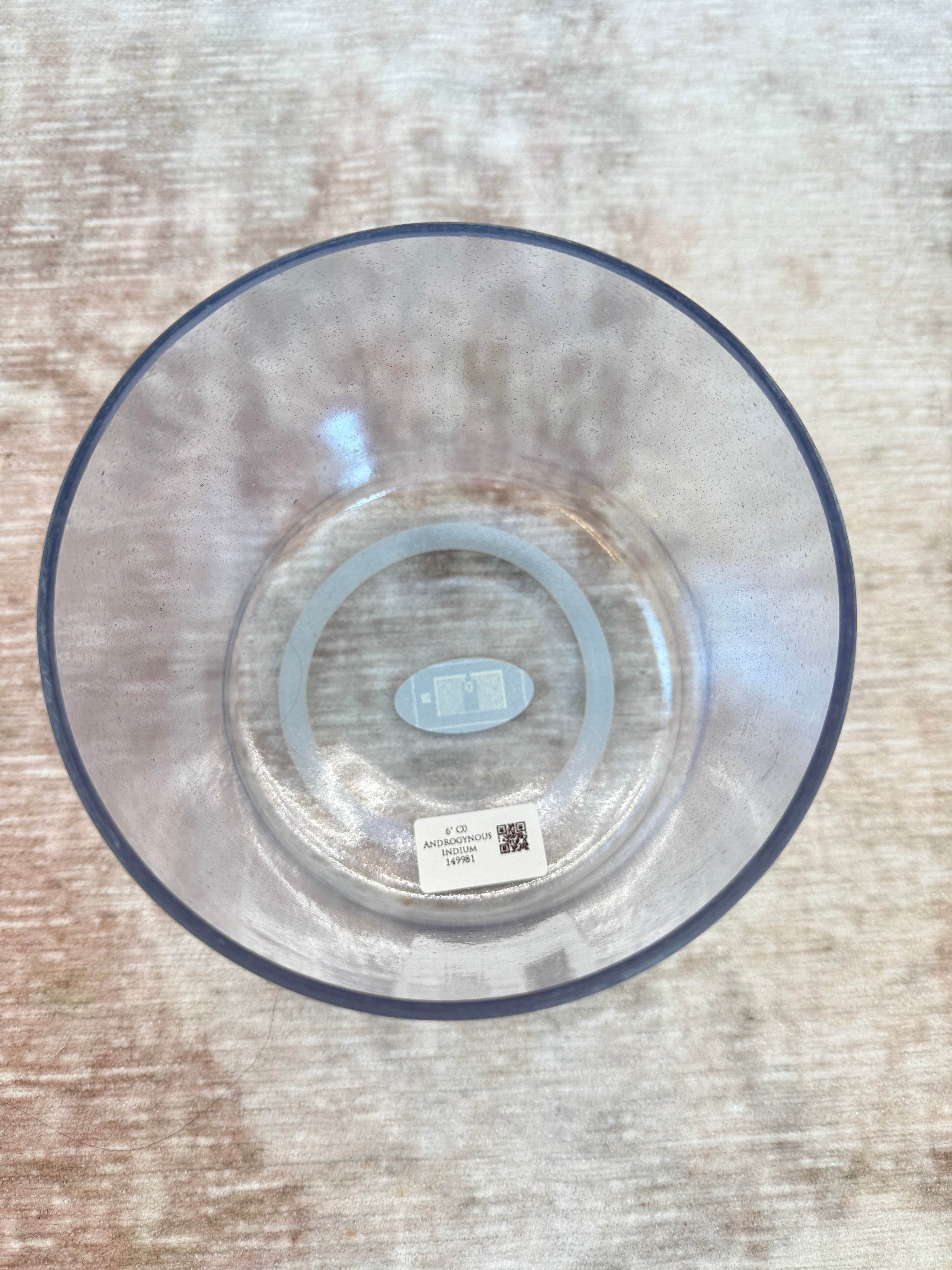 6" C0 Androgynous Indium 149981 Crystal Tones® Alchemy Singing Bowl