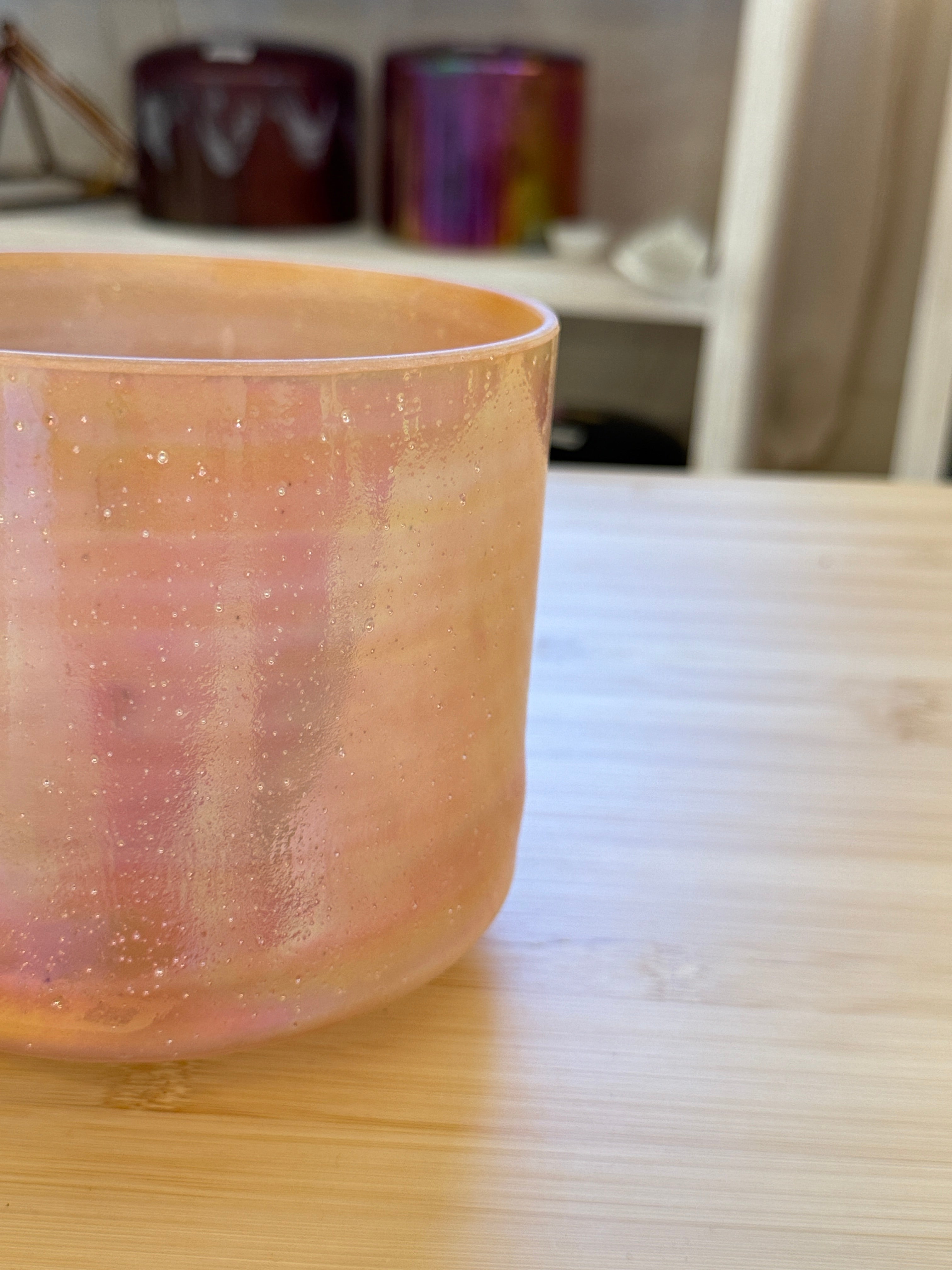 6" C#-10 Carnelian, Platinum, Celestial Rings 151354 Crystal Tones® Alchemy Singing Bowl
