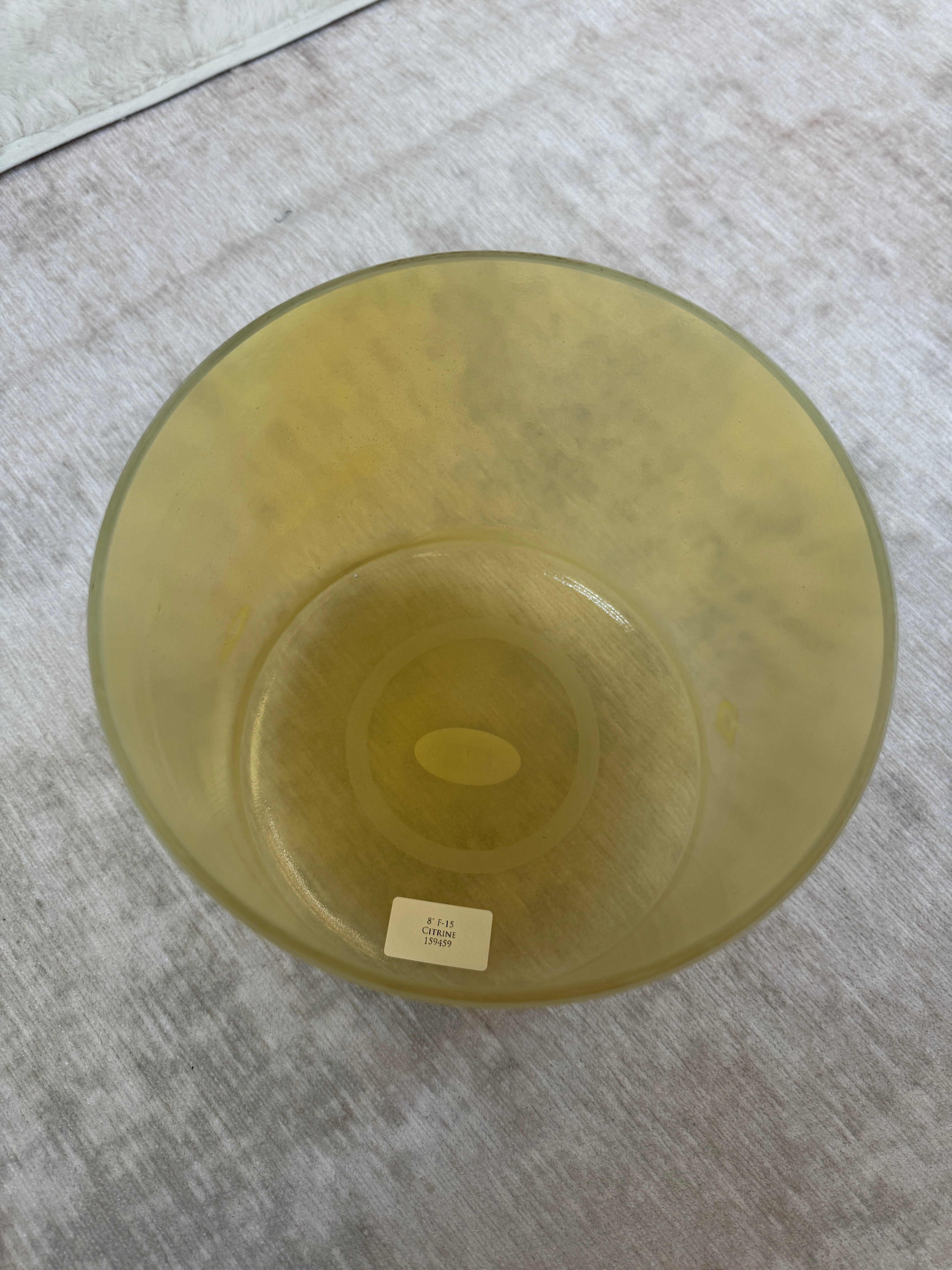 6" C#+30 Libyan Gold Tektite 159433 Crystal Tones® Alchemy Singing Bowl