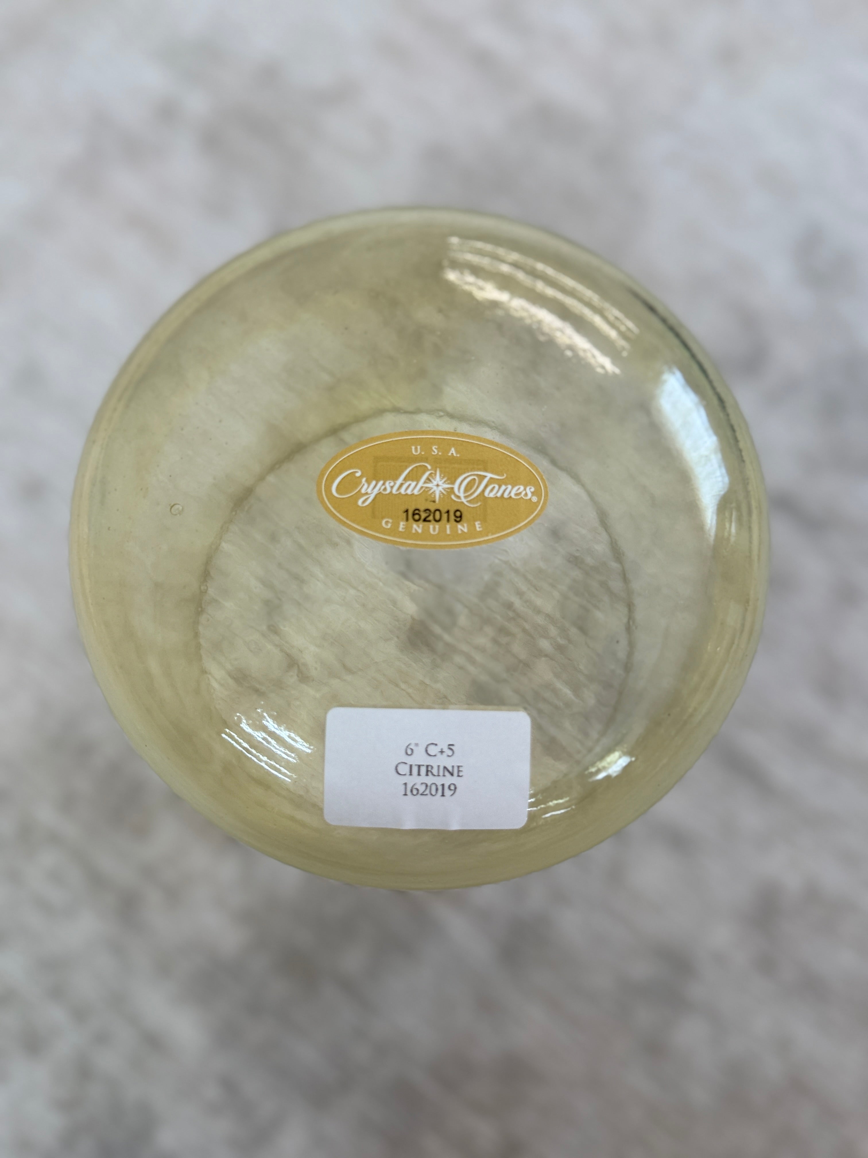 6" C+5 Citrine 162019 Crystal Tones® Alchemy Singing Bowl