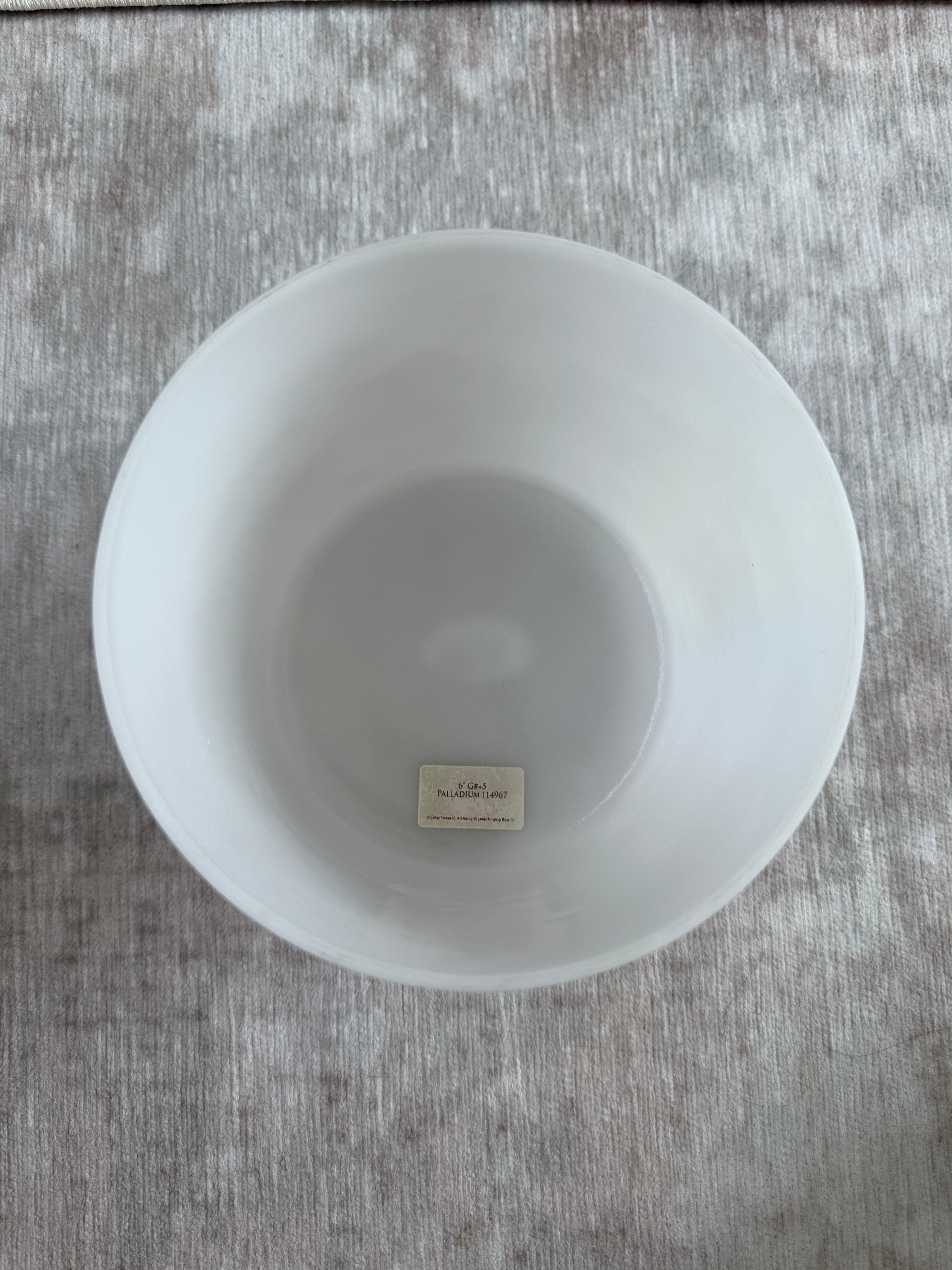 6" G#+5 Palladium 114967 Crystal Tones® Alchemy Singing Bowl