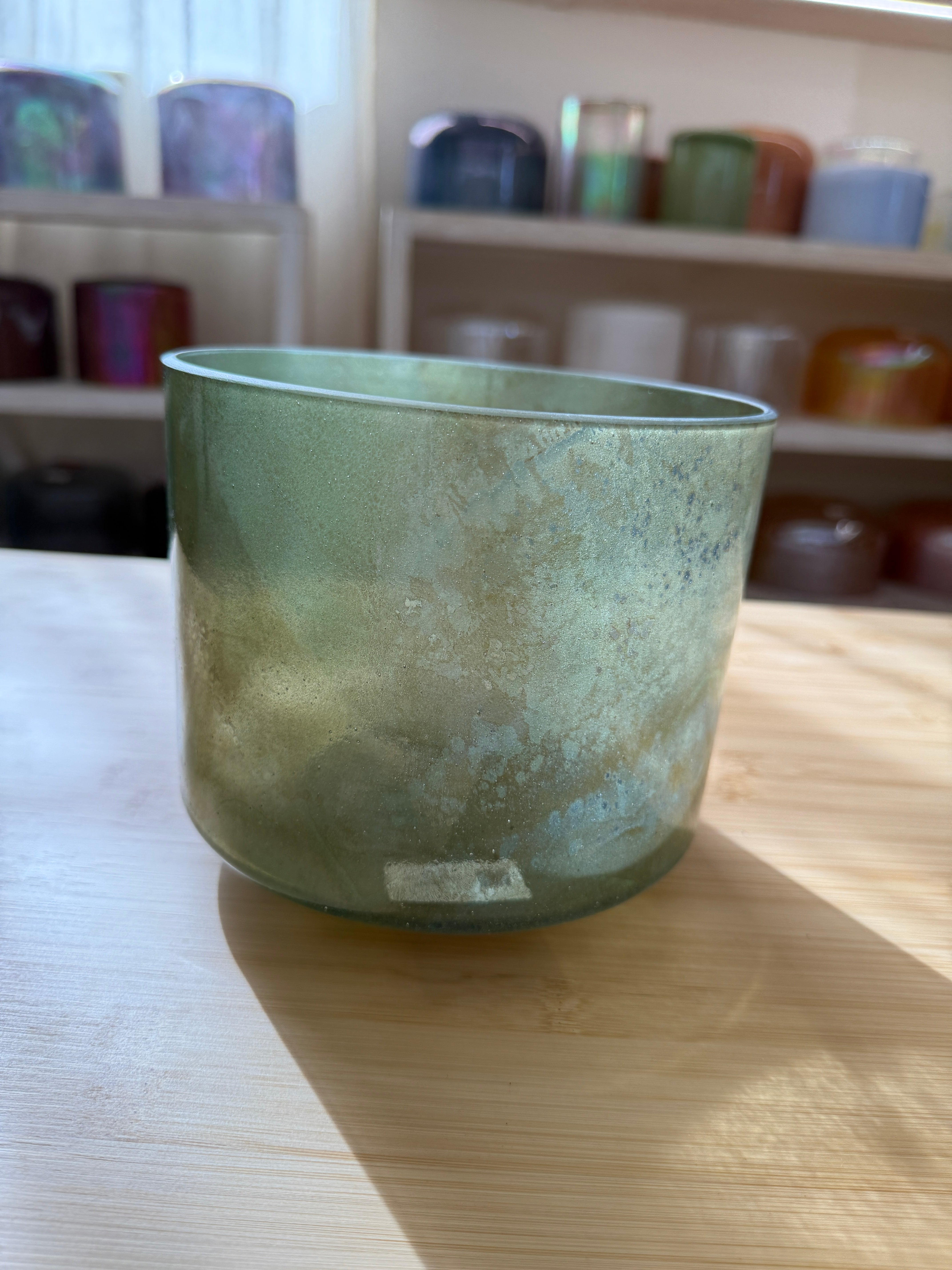 7" A#-20 Malachite 147667 Crystal Tones® Alchemy Singing Bowl