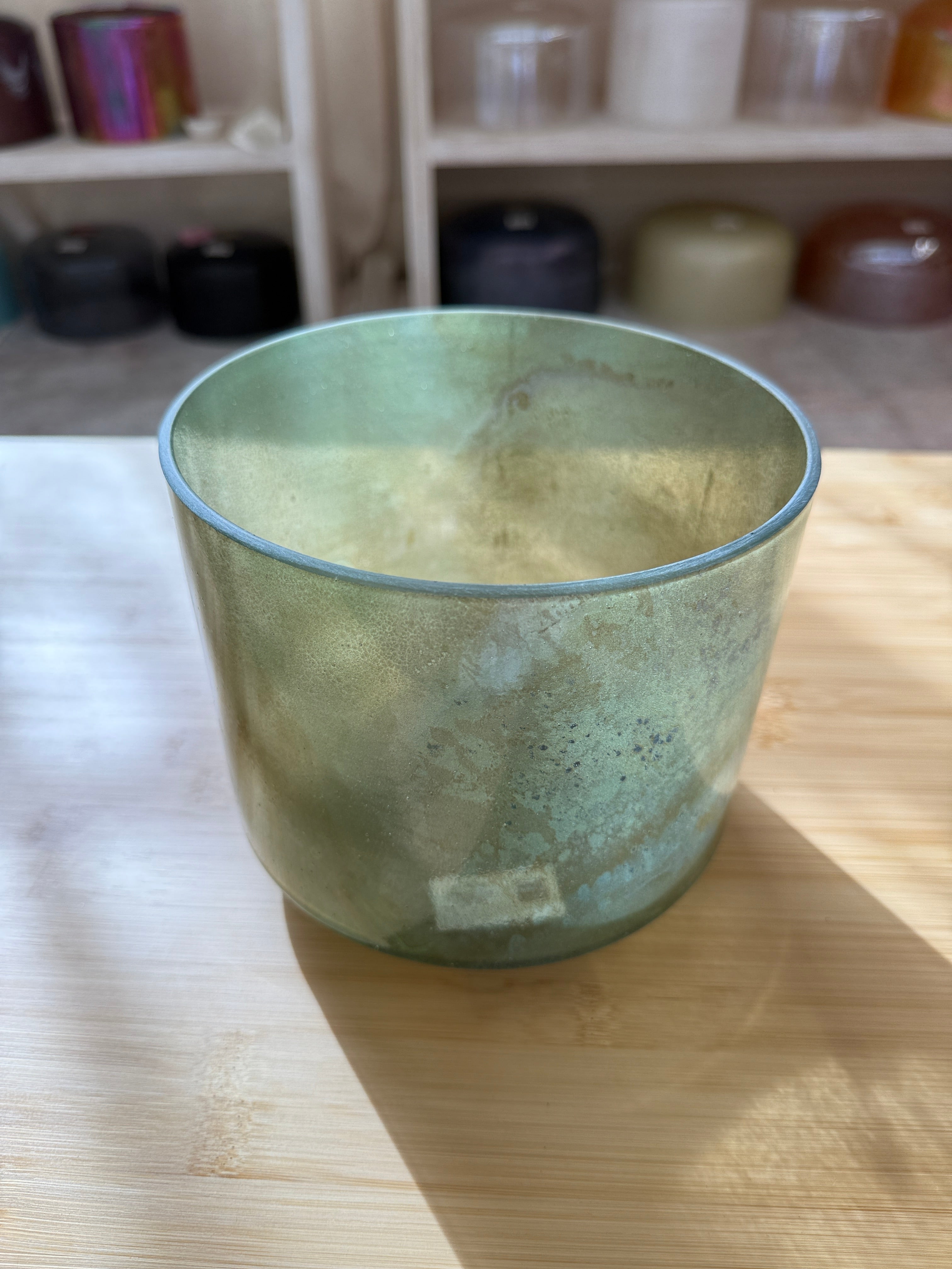 7" A#-20 Malachite 147667 Crystal Tones® Alchemy Singing Bowl