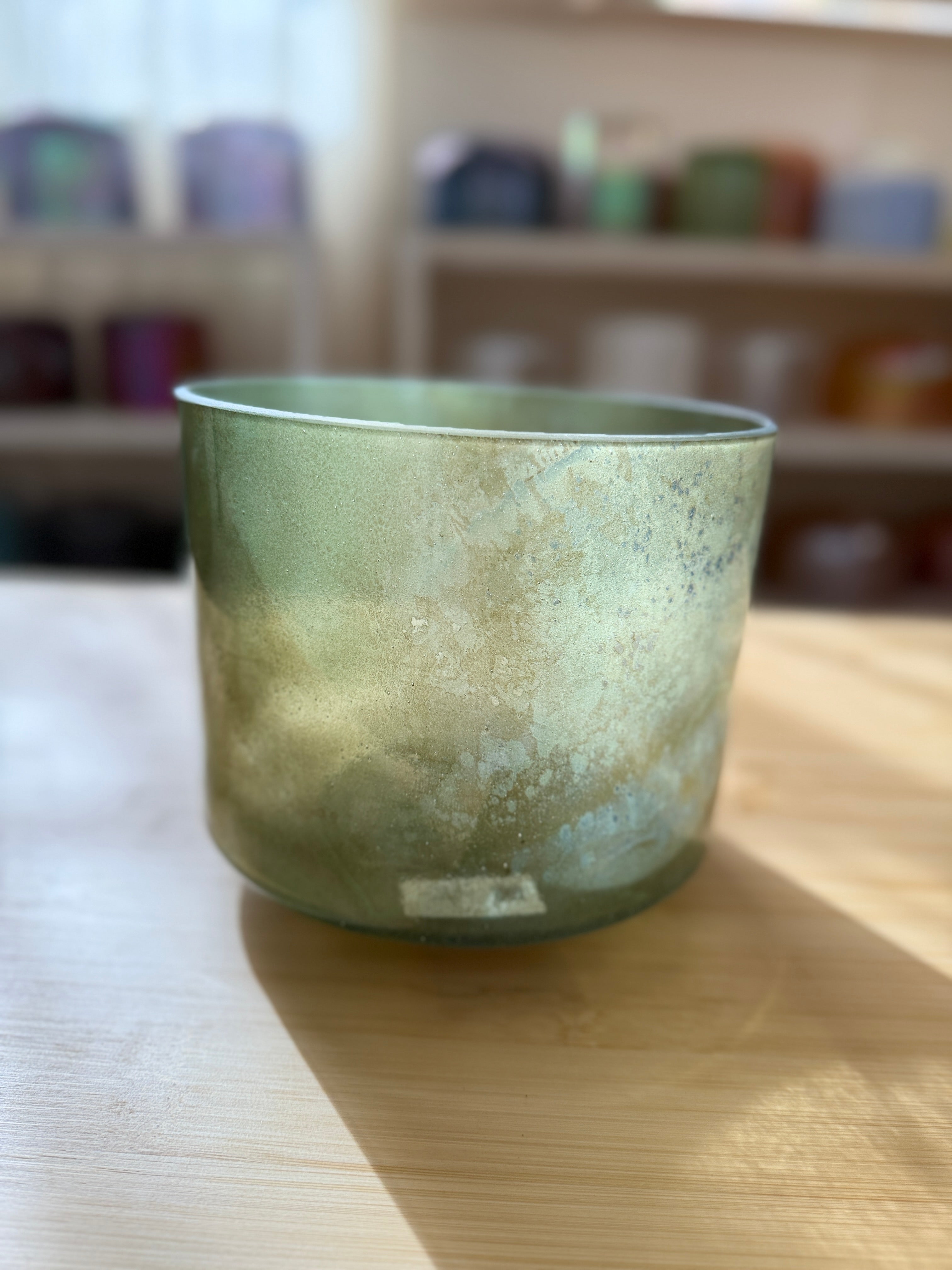 7" A#-20 Malachite 147667 Crystal Tones® Alchemy Singing Bowl