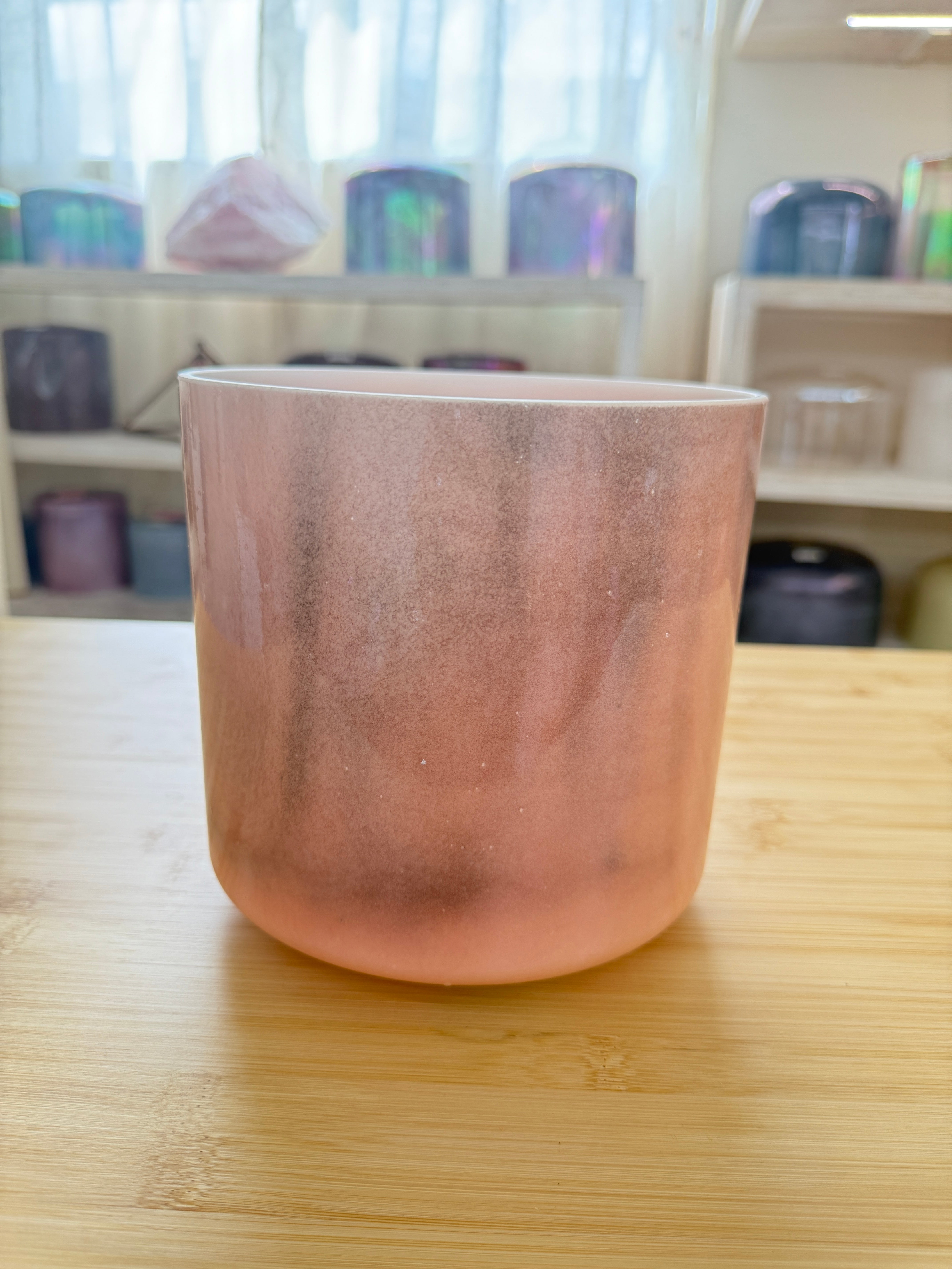 7" A#+15 Monroe-Utah Hot Springs, White Light Angel Gold 148280 Crystal Tones® Alchemy Singing Bowl