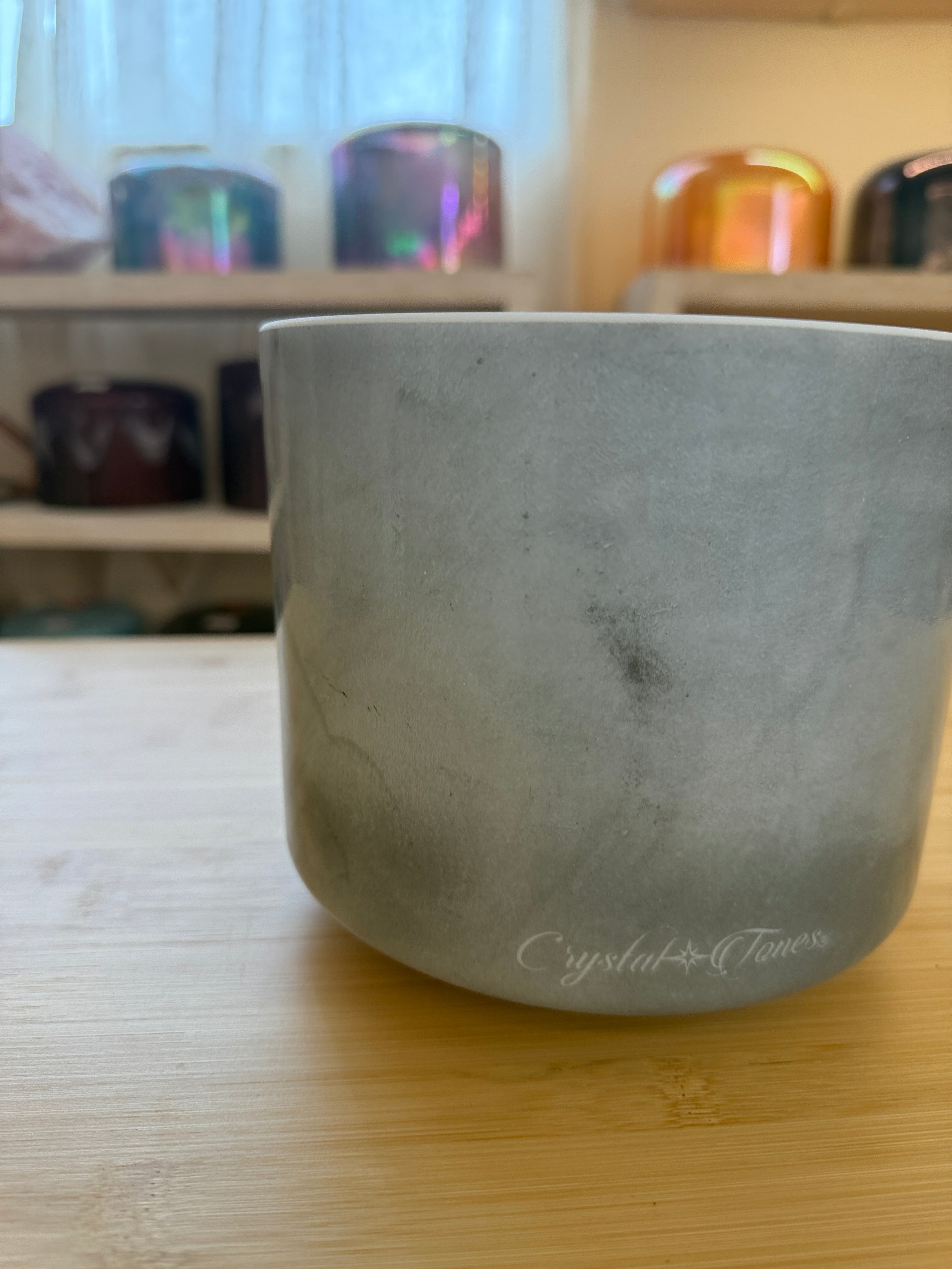 7" A#+40 Moldavite 137100 Crystal Tones® Alchemy Singing Bowl