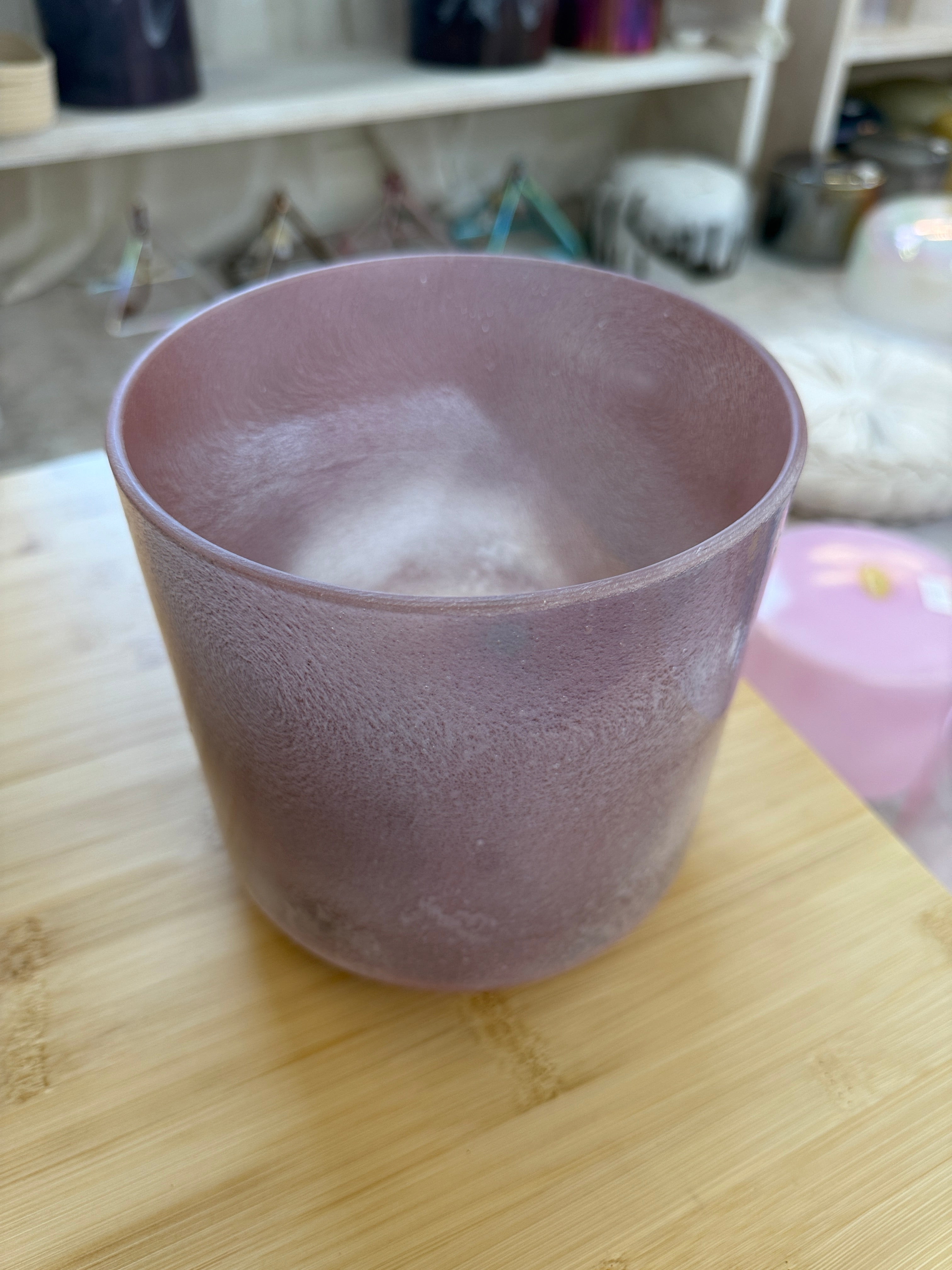 7" B-15 Morganite 152891 Crystal Tones® Alchemy Singing Bowl