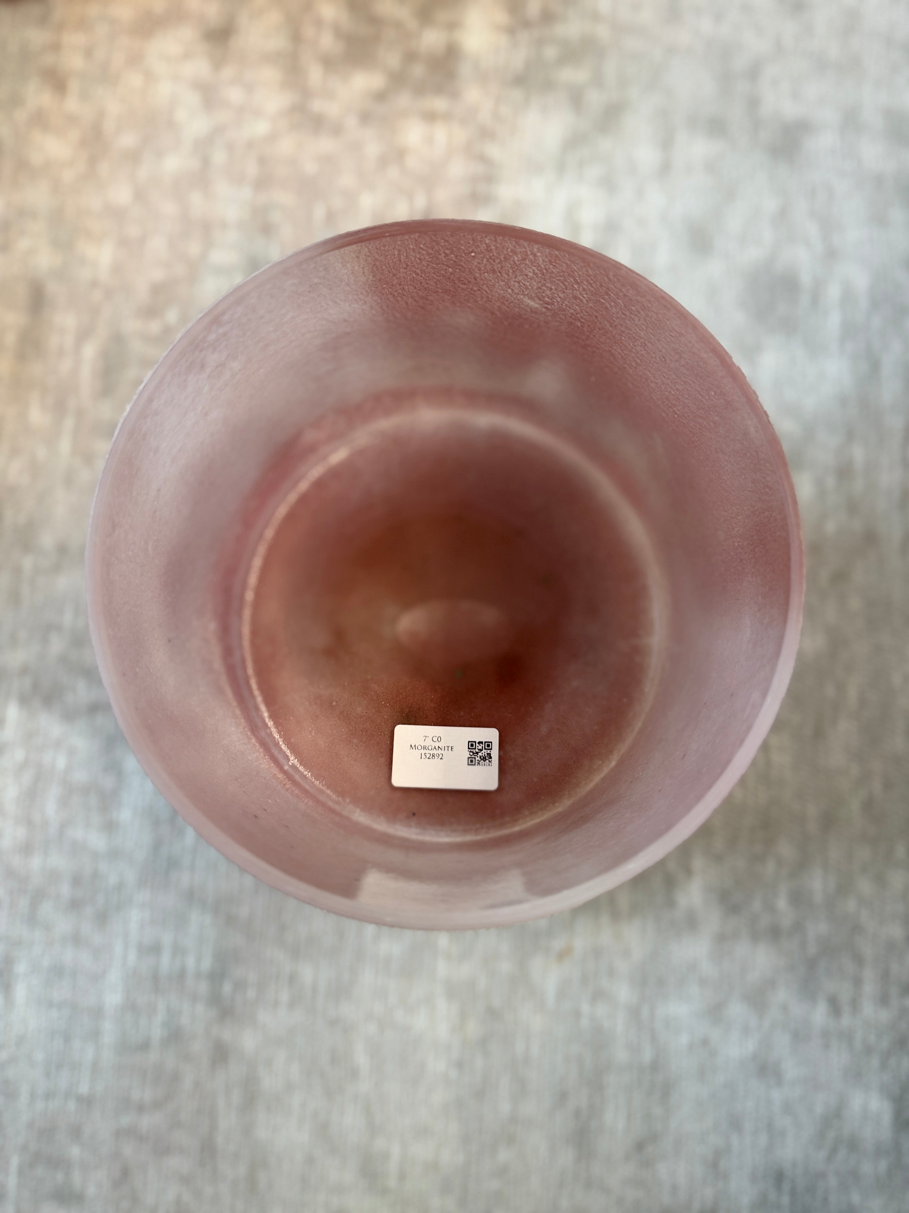 7" C0 Morganite 152892 Crystal Tones® Alchemy Singing Bowl
