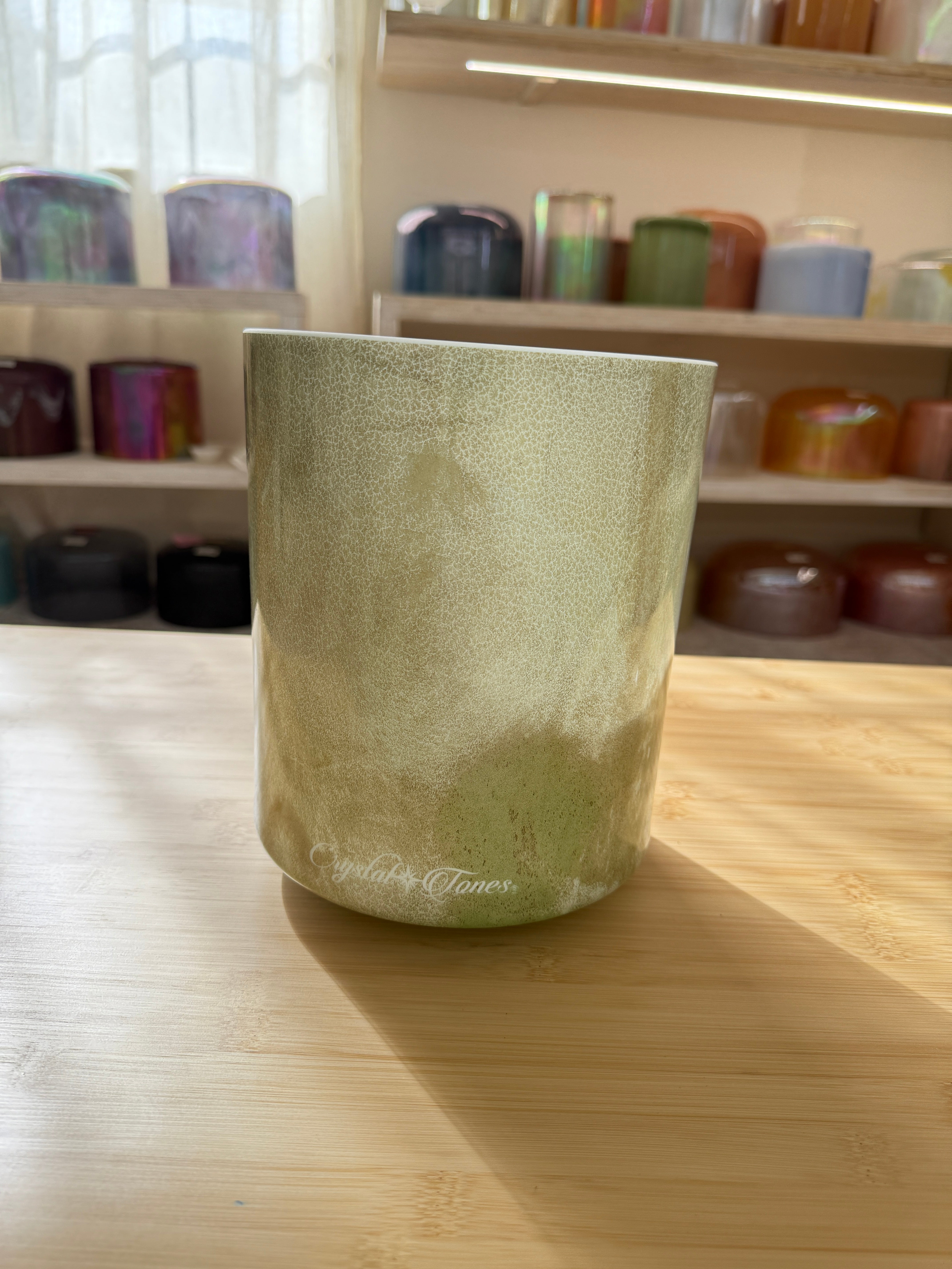 7" D#-25 Emerald 136656 Crystal Tones® Alchemy Singing Bowl