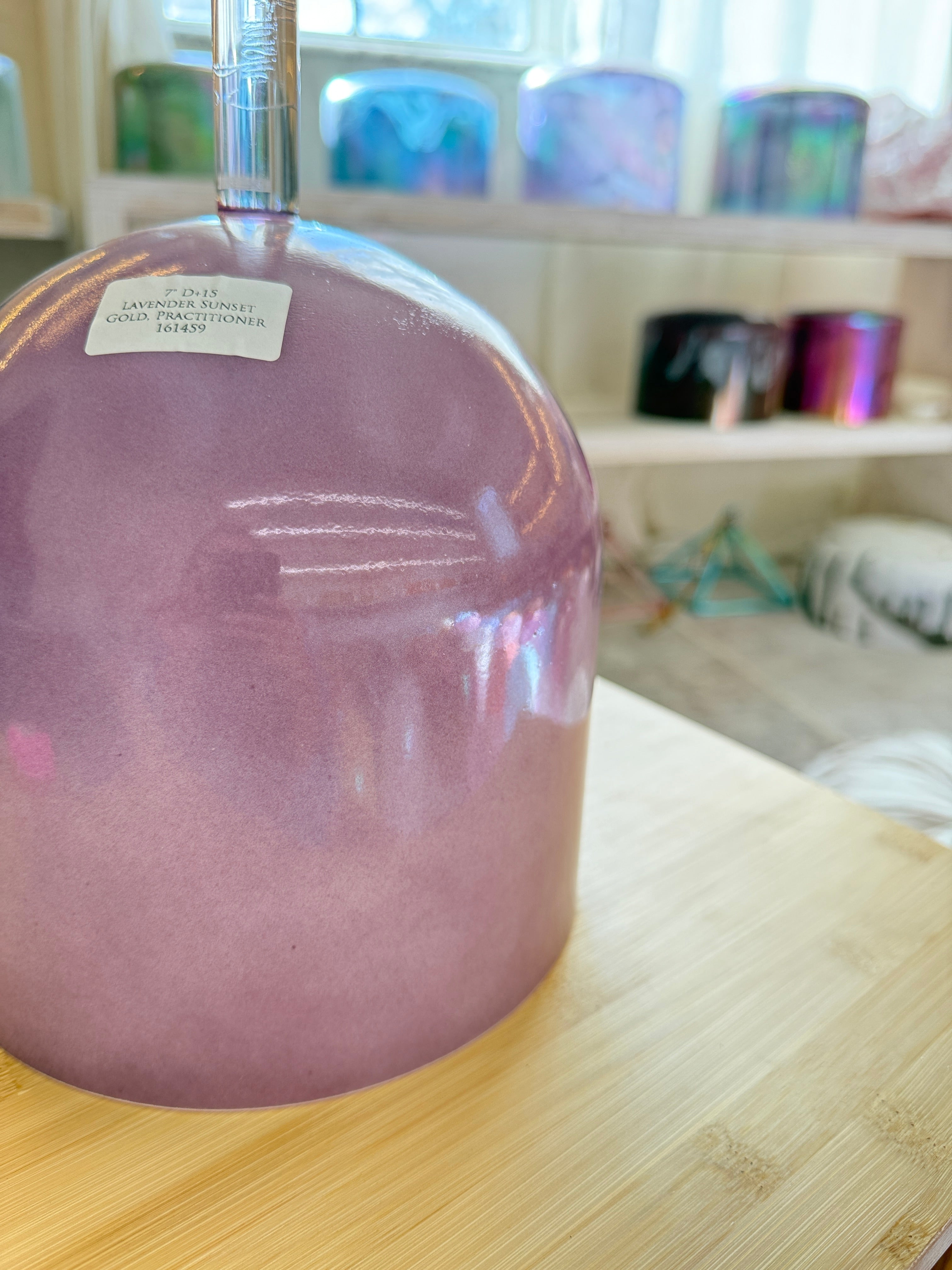 7" D+15 Lavender Sunset Gold 161459 Crystal Tones® Alchemy Practitioner