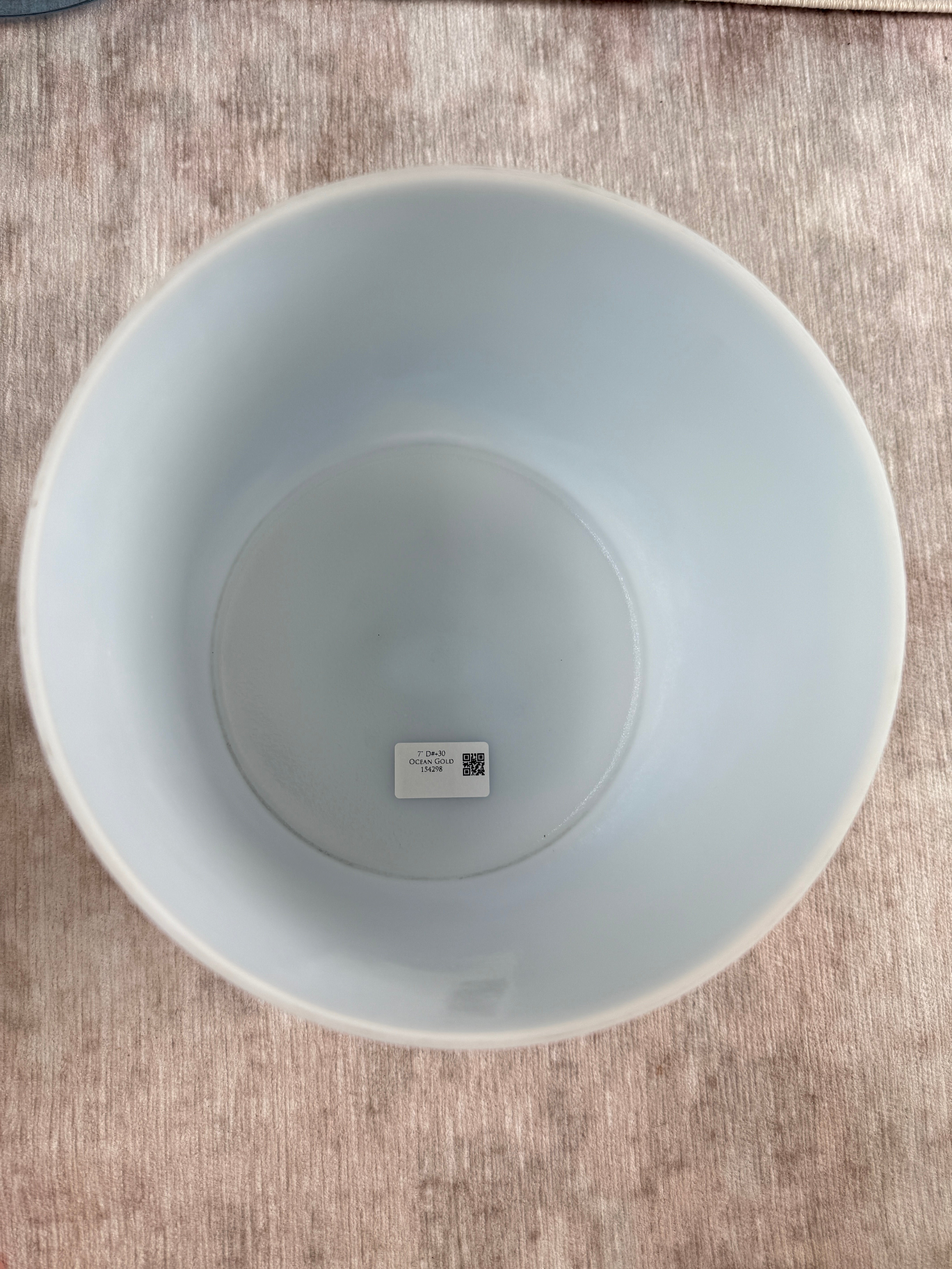 7" D#+30 Ocean Gold 154298 Crystal Tones® Alchemy Singing Bowl