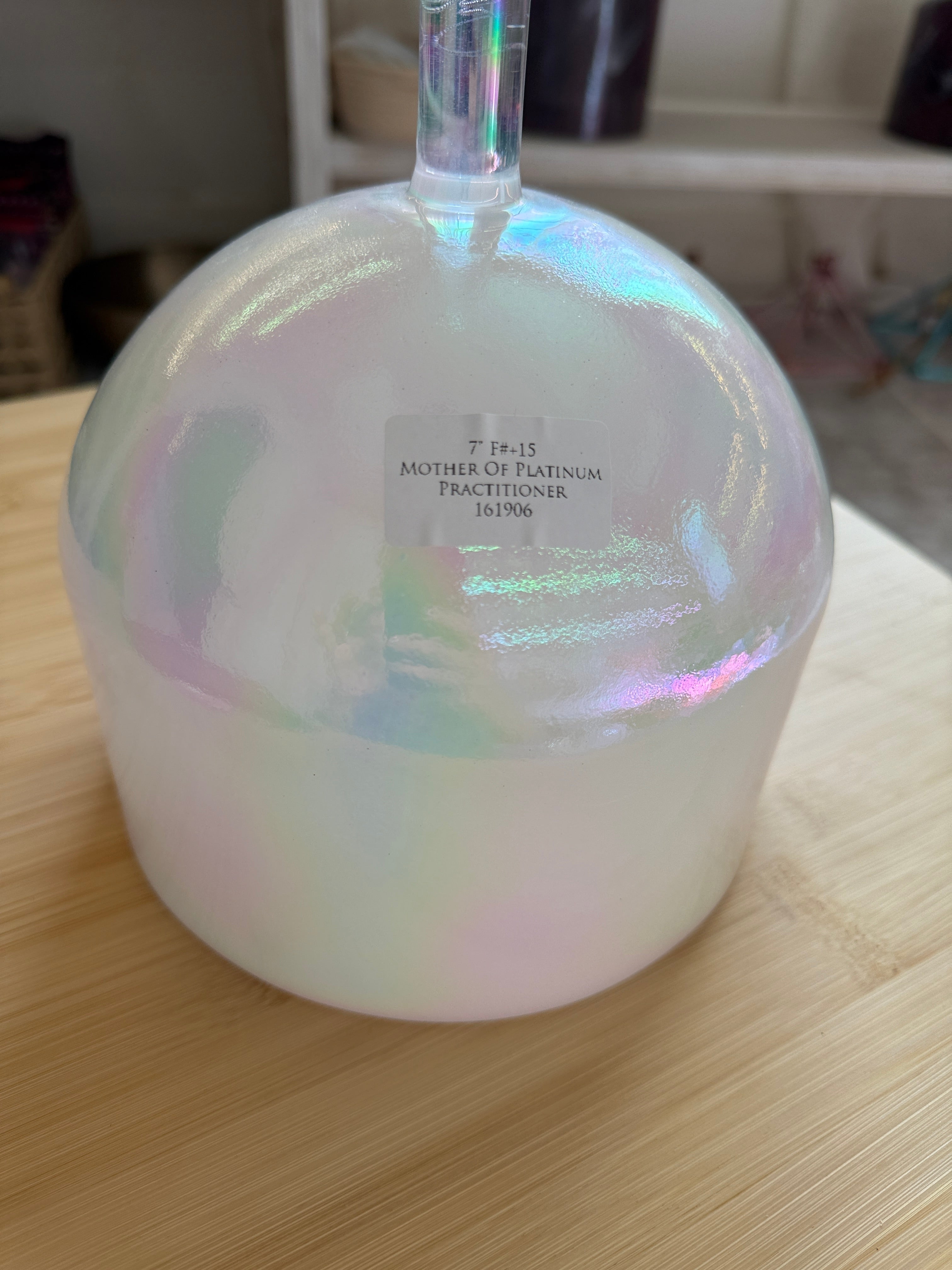 7" F#+15 Mother of Platinum 161906 Crystal Tones® Alchemy Practitioner
