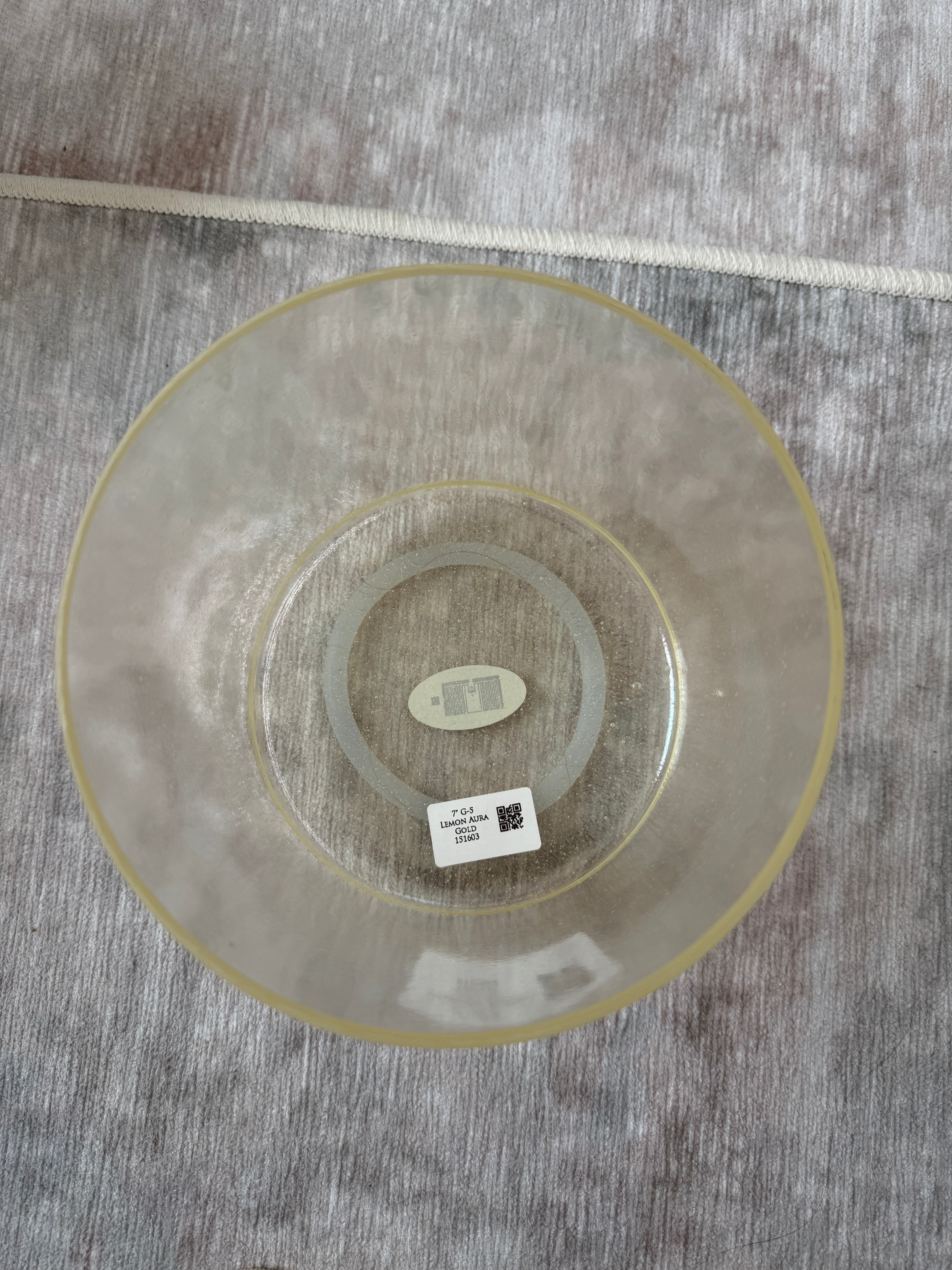 7" G-5 Lemon Aura Gold 151603 Crystal Tones® Alchemy Singing Bowl