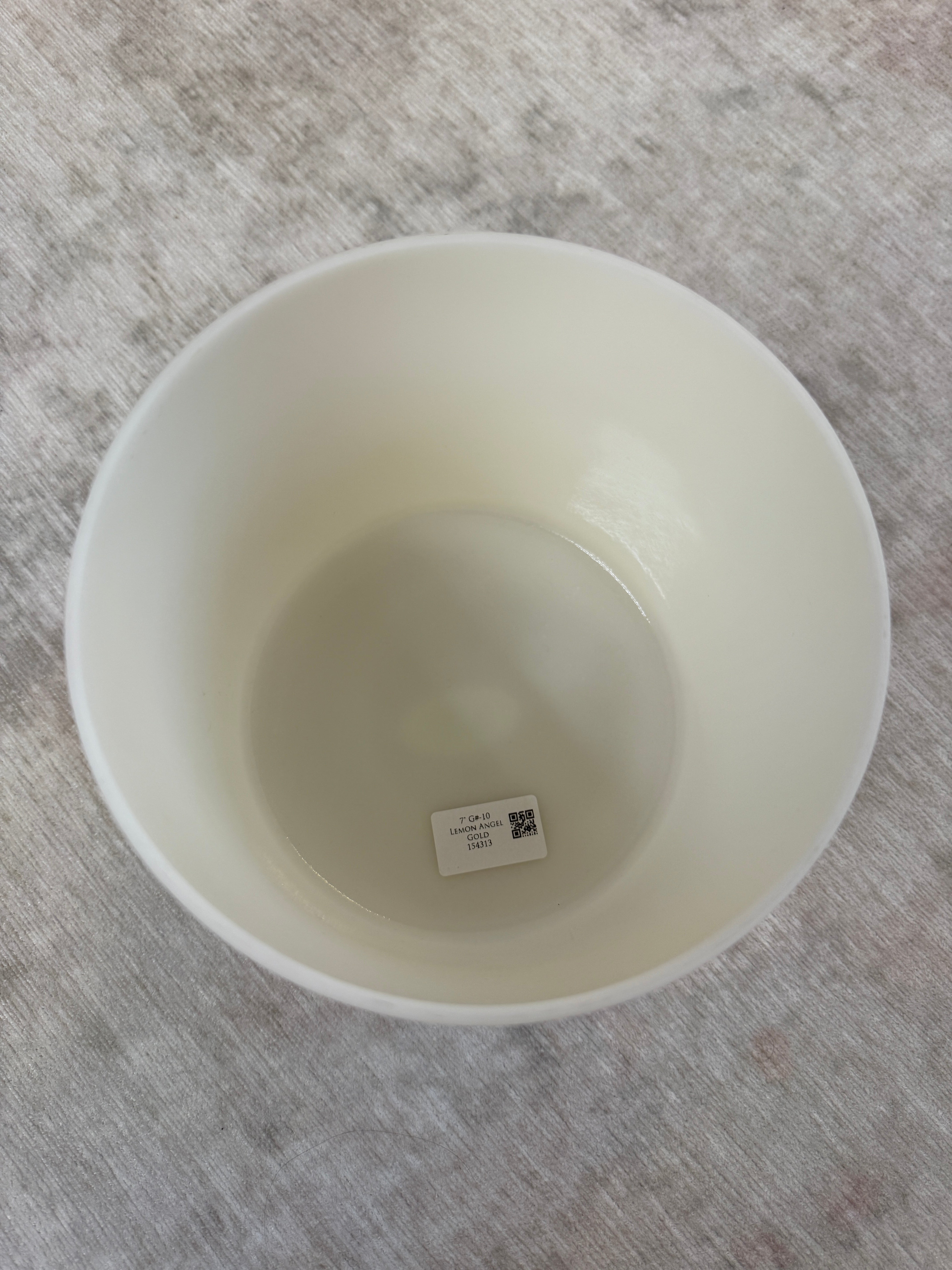 7" G#-10 Lemon Angel Gold 154313 Crystal Tones® Alchemy Singing Bowl