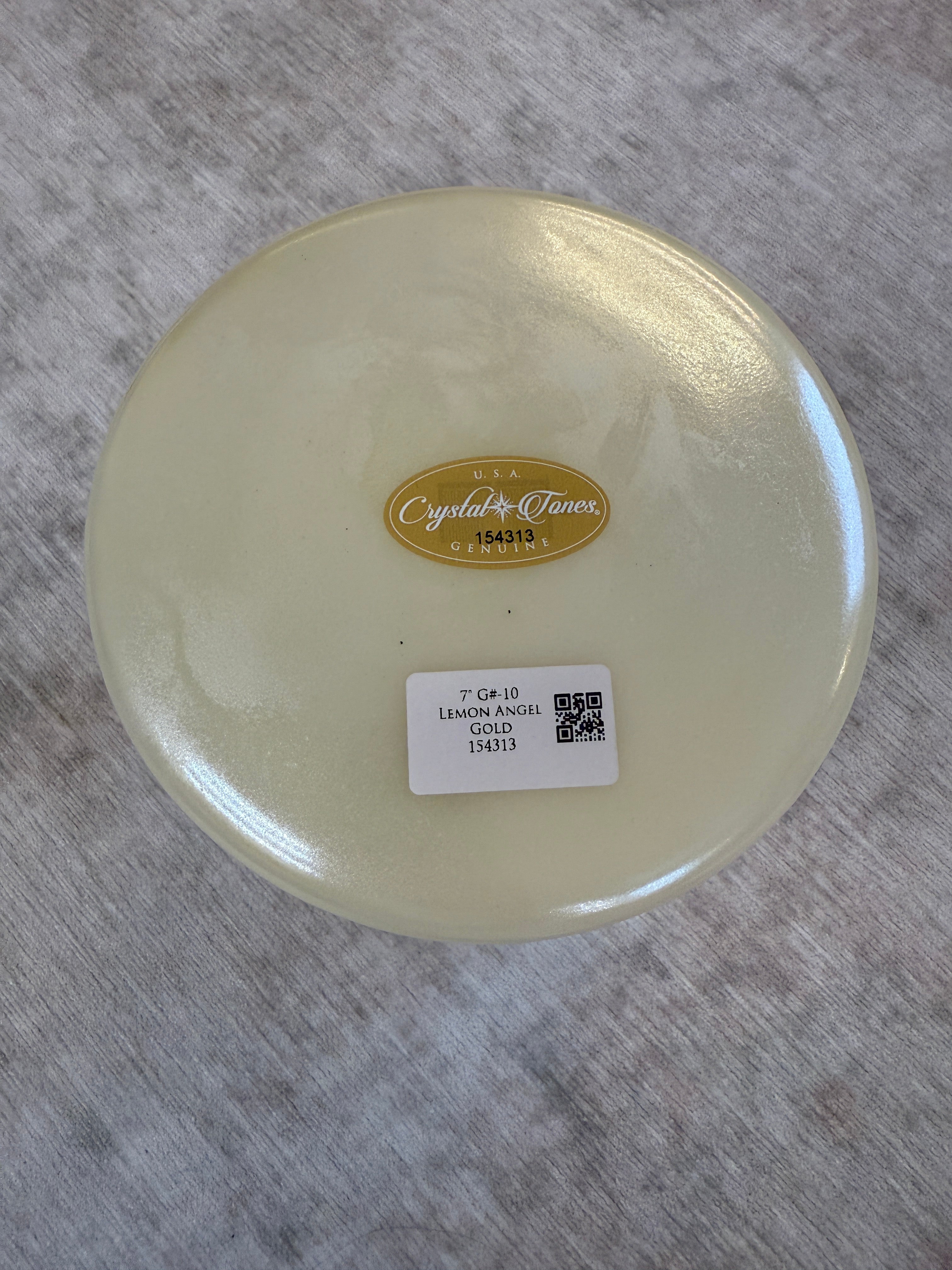 7" G#-10 Lemon Angel Gold 154313 Crystal Tones® Alchemy Singing Bowl