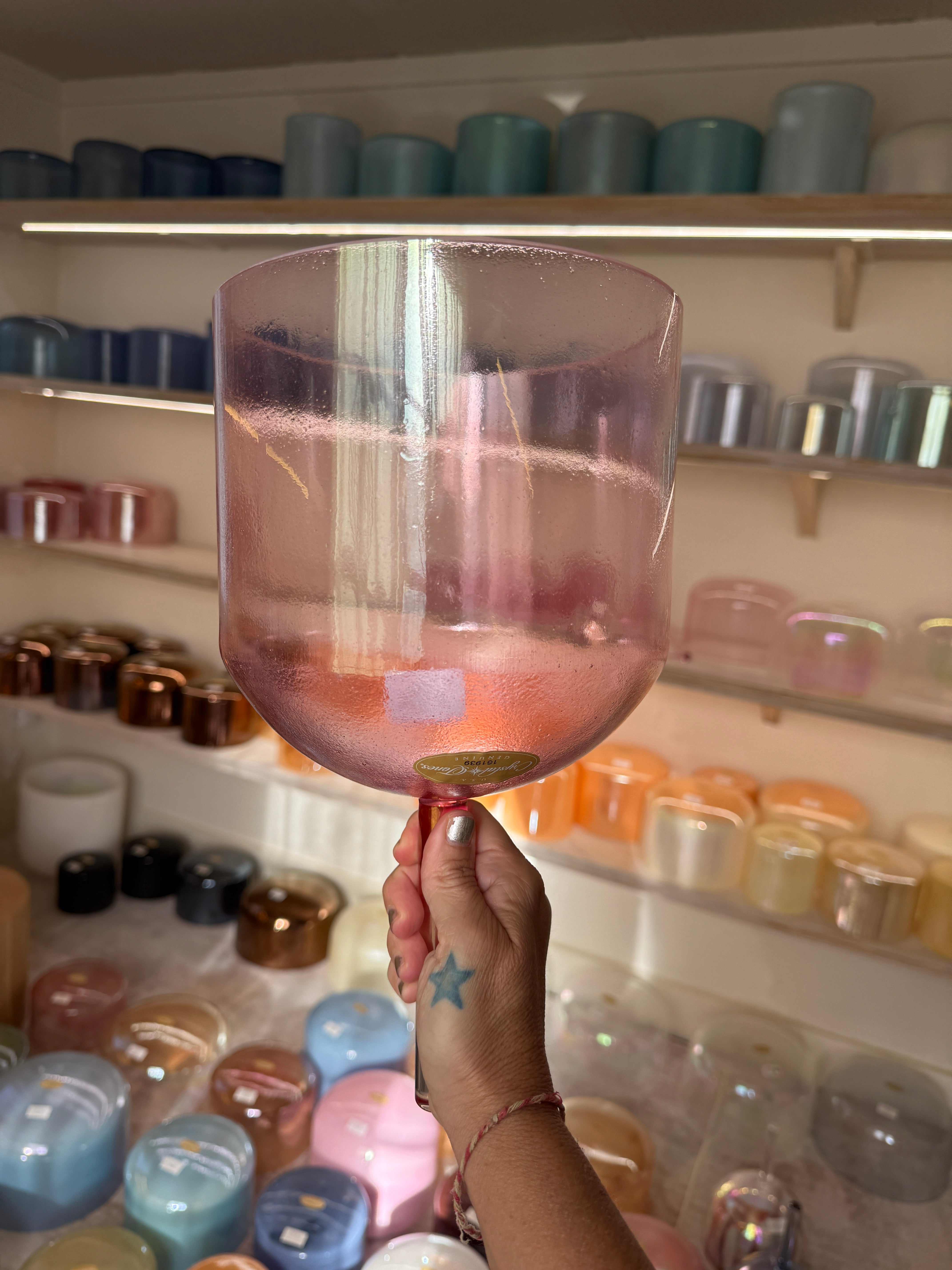 7" G#-10 Pink Aura Gold 161939 Crystal Tones® Alchemy Practitioner