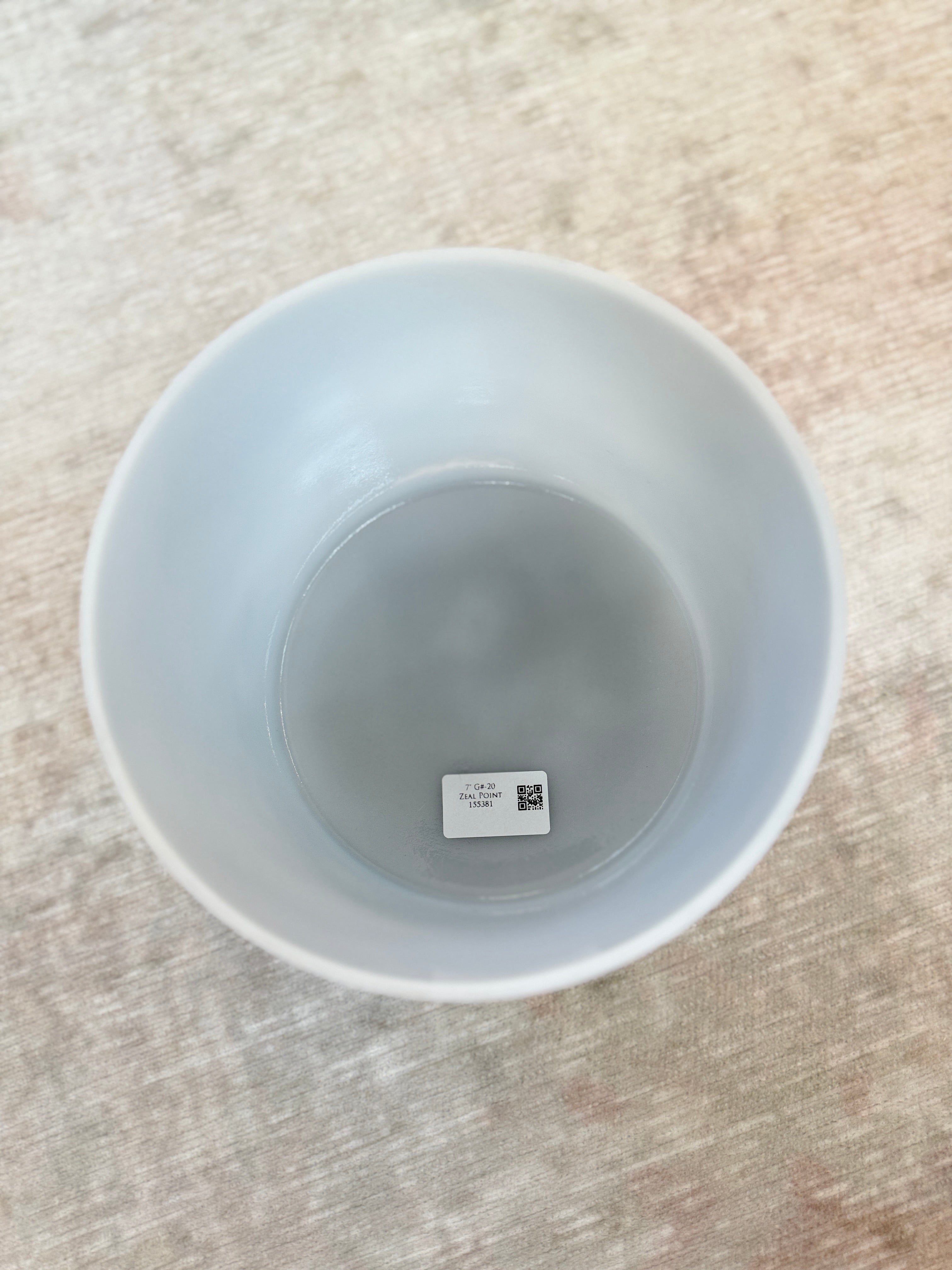 7" G#-20 Zeal Point 155381 Crystal Tones® Alchemy Singing Bowl