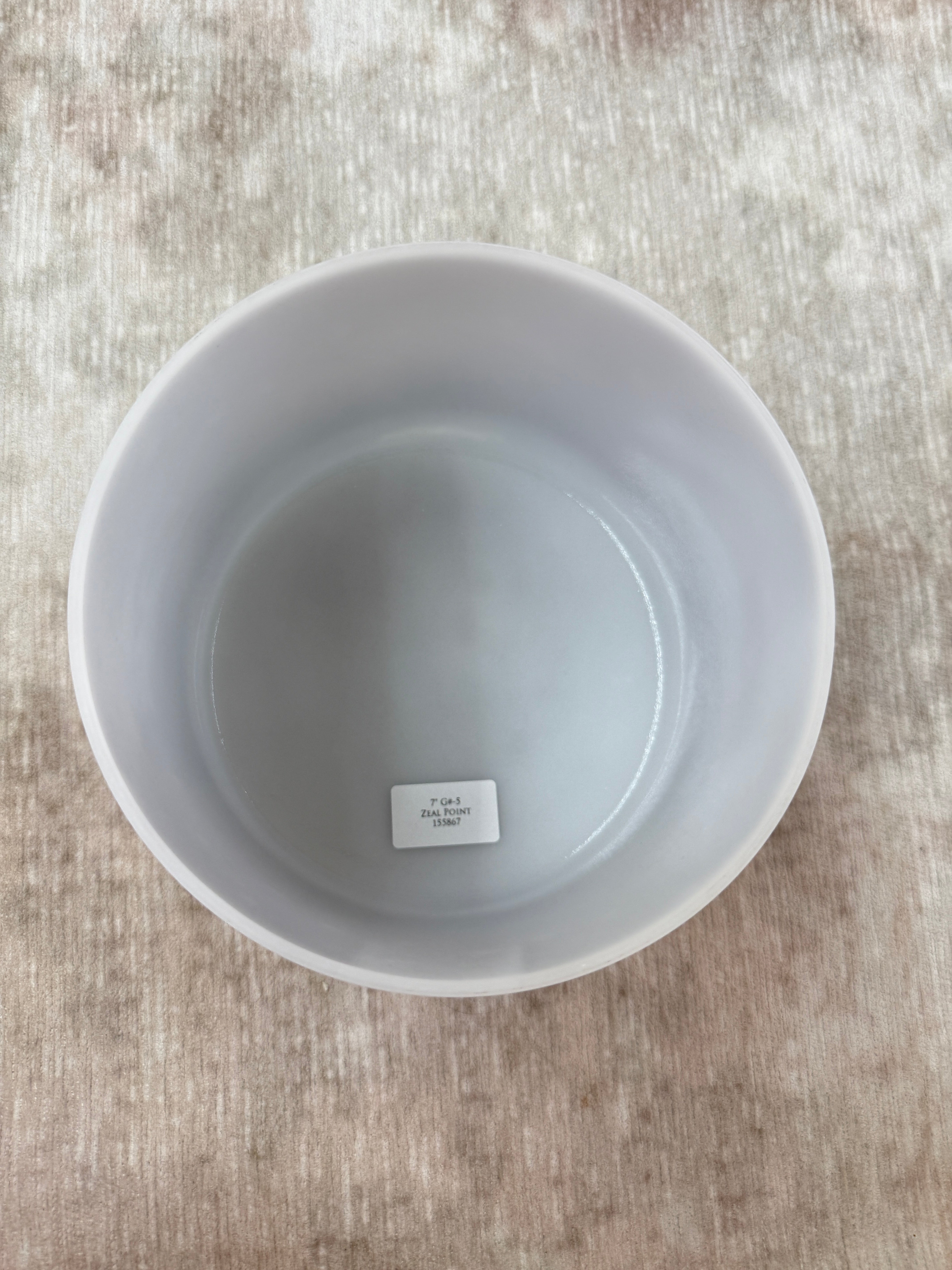 7" G#-5 Zeal Point 155867 Crystal Tones® Alchemy Singing Bowl
