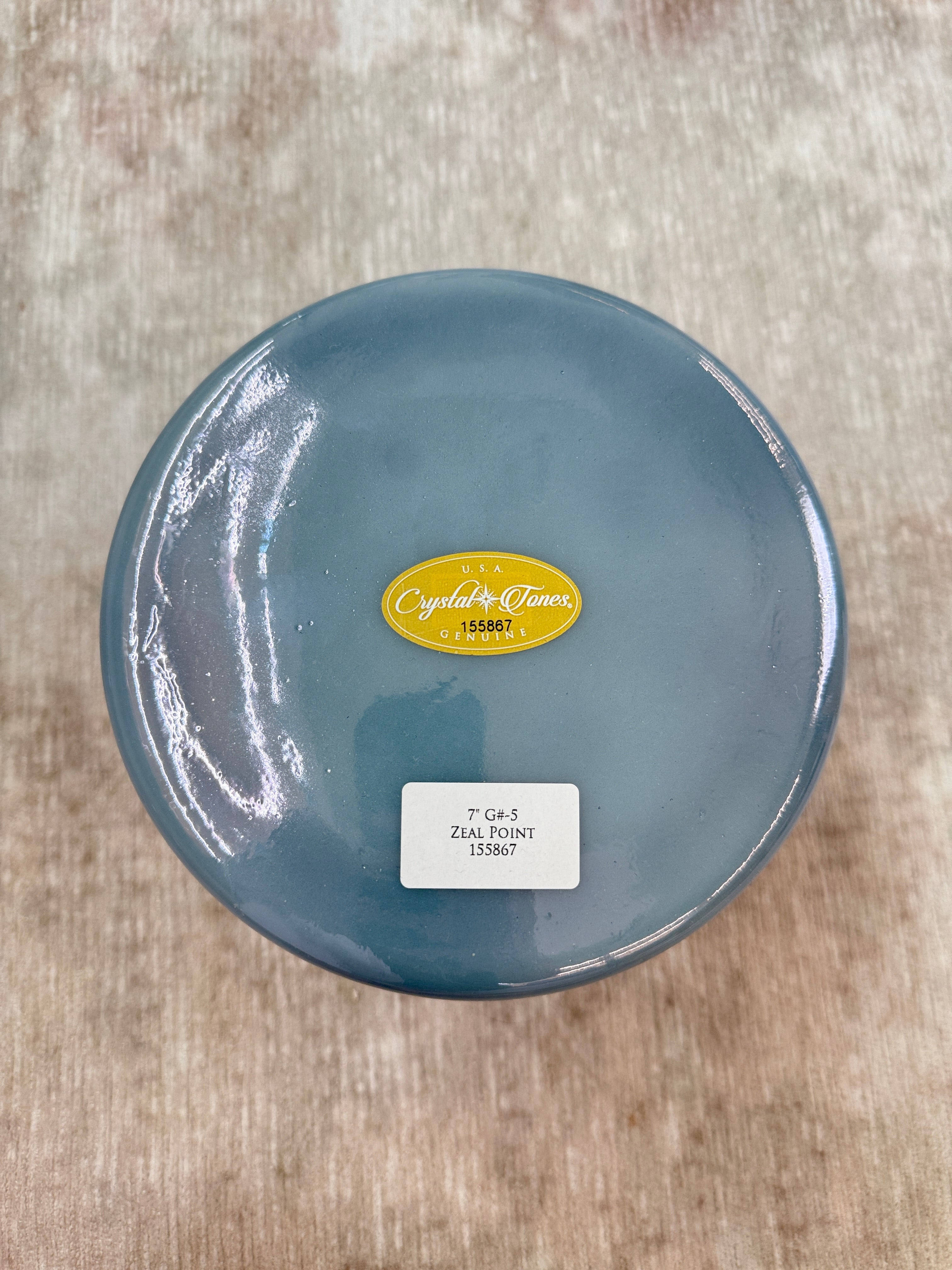 7" G#-5 Zeal Point 155867 Crystal Tones® Alchemy Singing Bowl