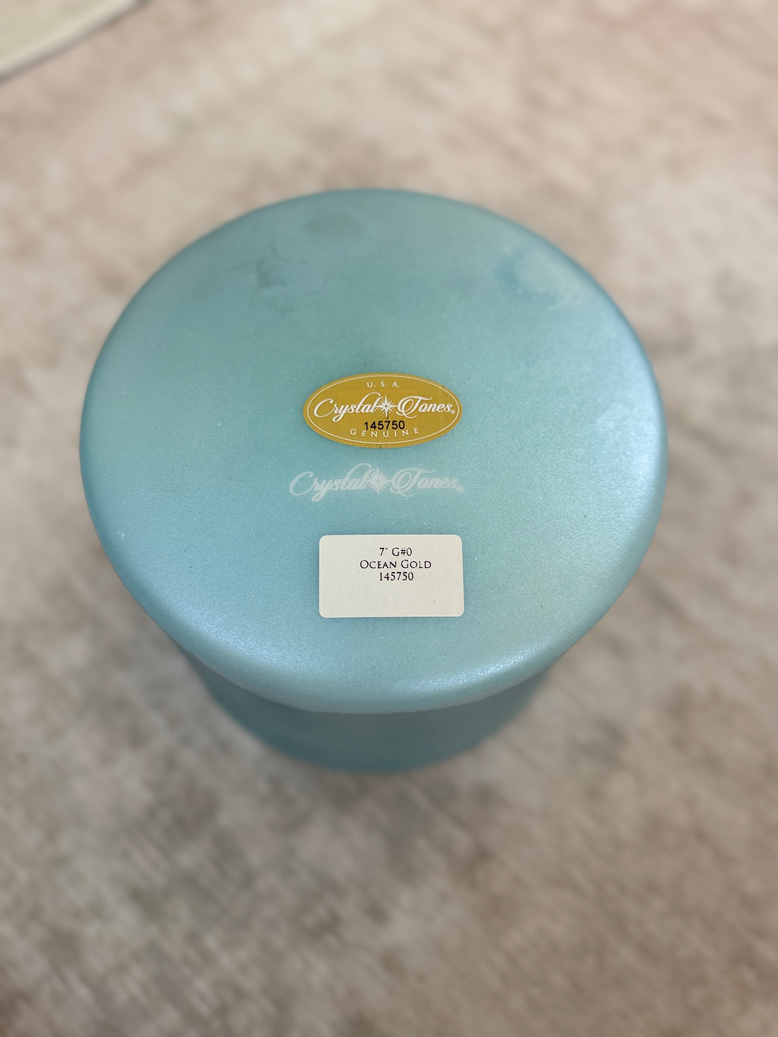 7" G#0 Ocean Gold 145750 Crystal Tones® Alchemy Singing Bowl