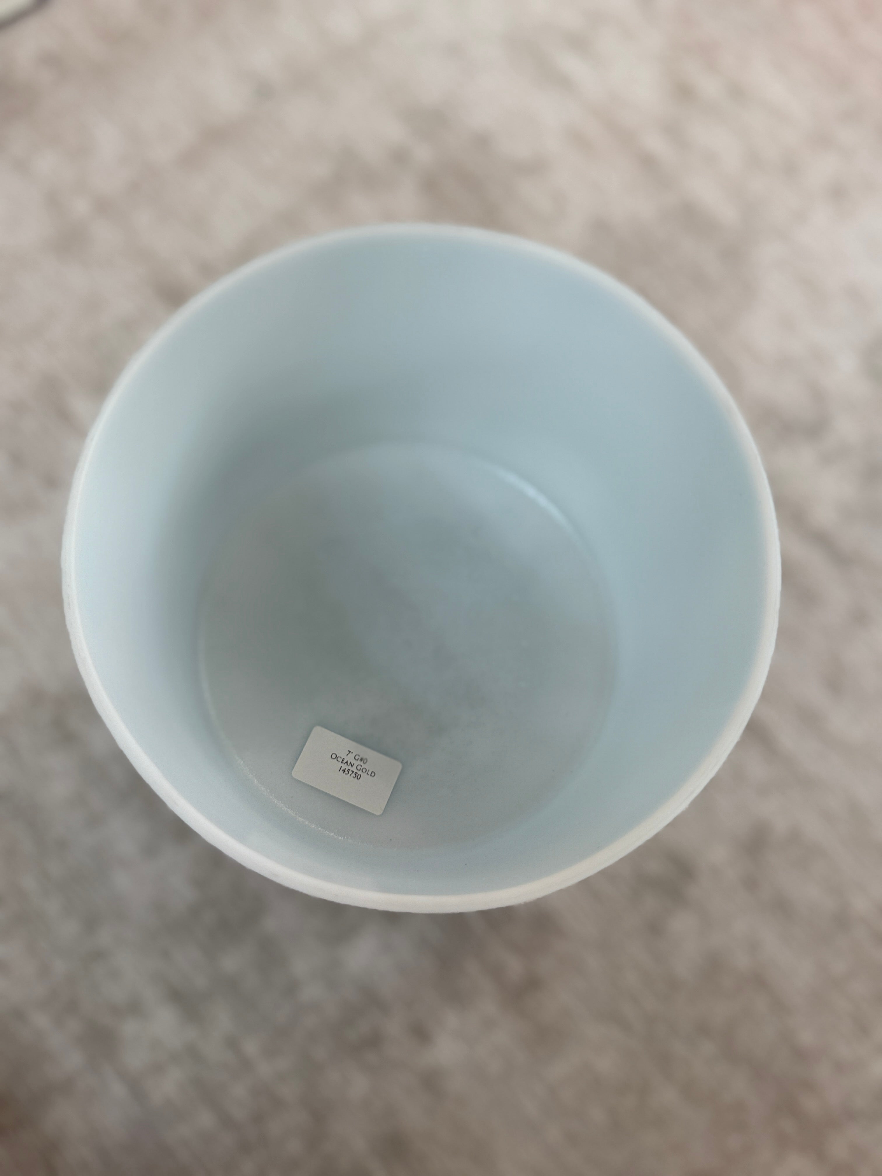 7" G#0 Ocean Gold 145750 Crystal Tones® Alchemy Singing Bowl
