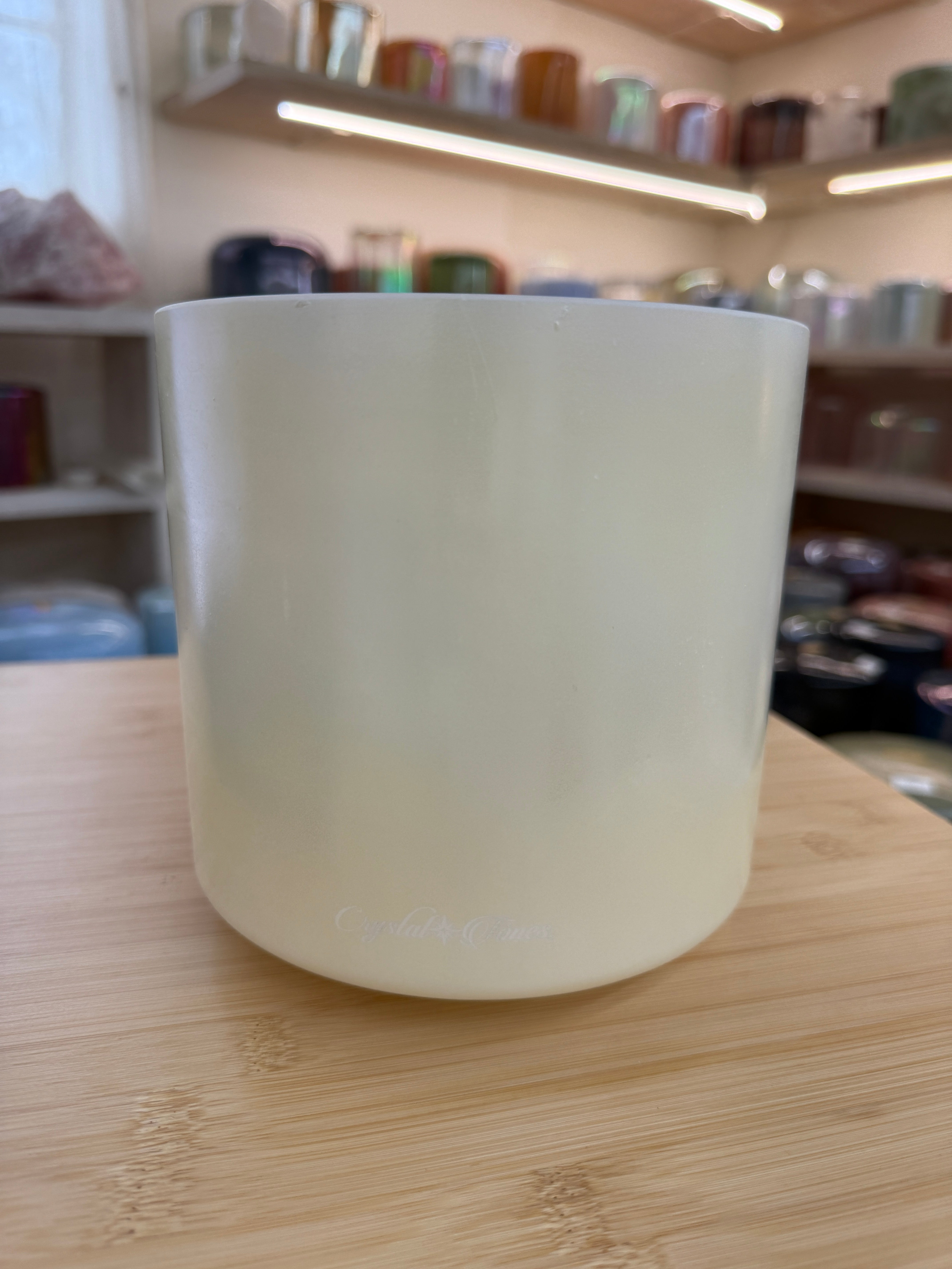 7" G#+15 Lemon Angel Gold 154322 Crystal Tones® Alchemy Crystal Bowl