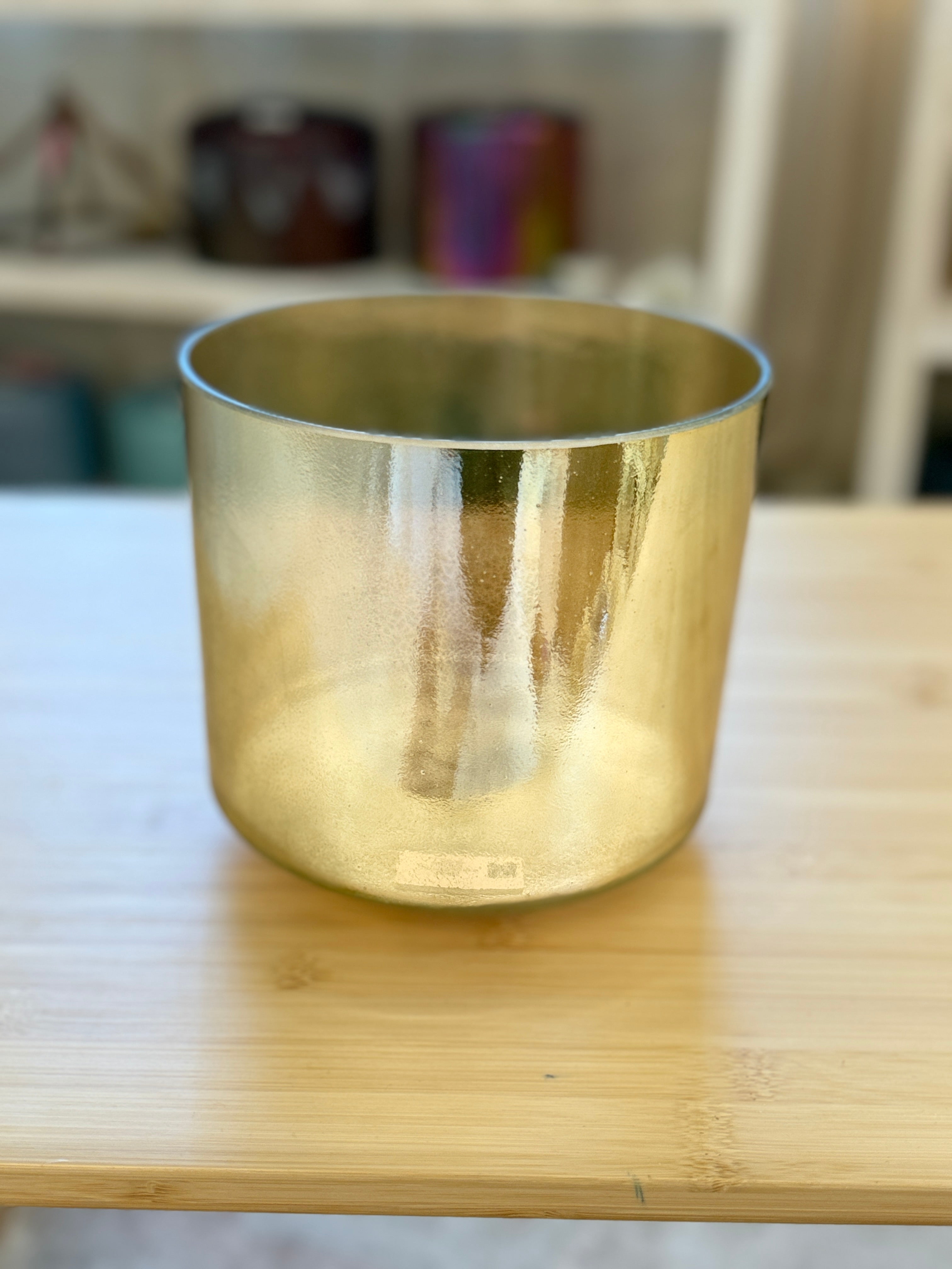 7" G#+15 Peridot, Grandmother 153612 Crystal Tones® Alchemy Singing Bowl