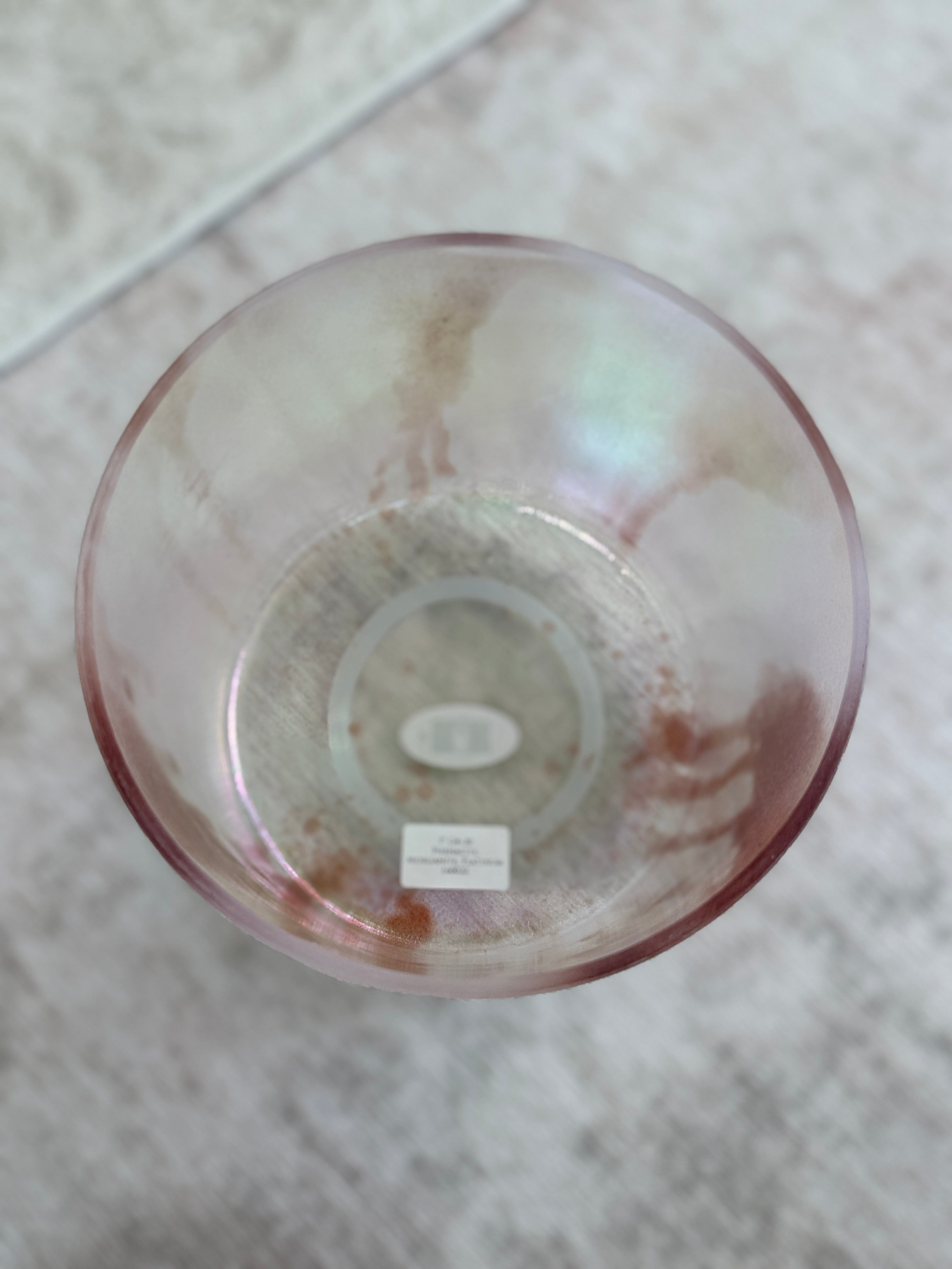 7" G#+20 Phenacite, Morganite, Platinum 160022 Crystal Tones® Alchemy Singing Bowl