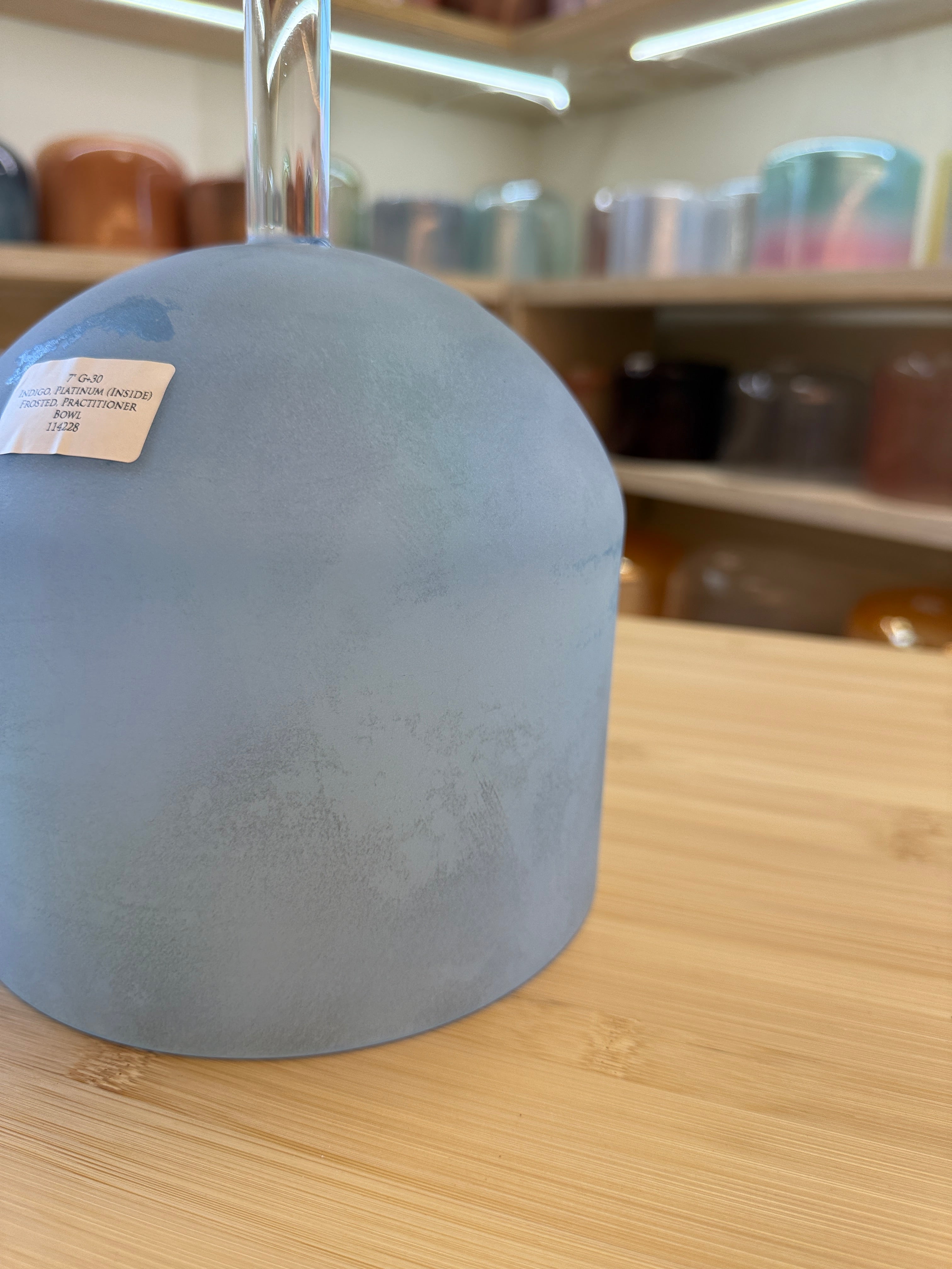 7" G+30 Indigo, Platinum (Inside) Frosted 114228 Crystal Tones® Alchemy Practitioner