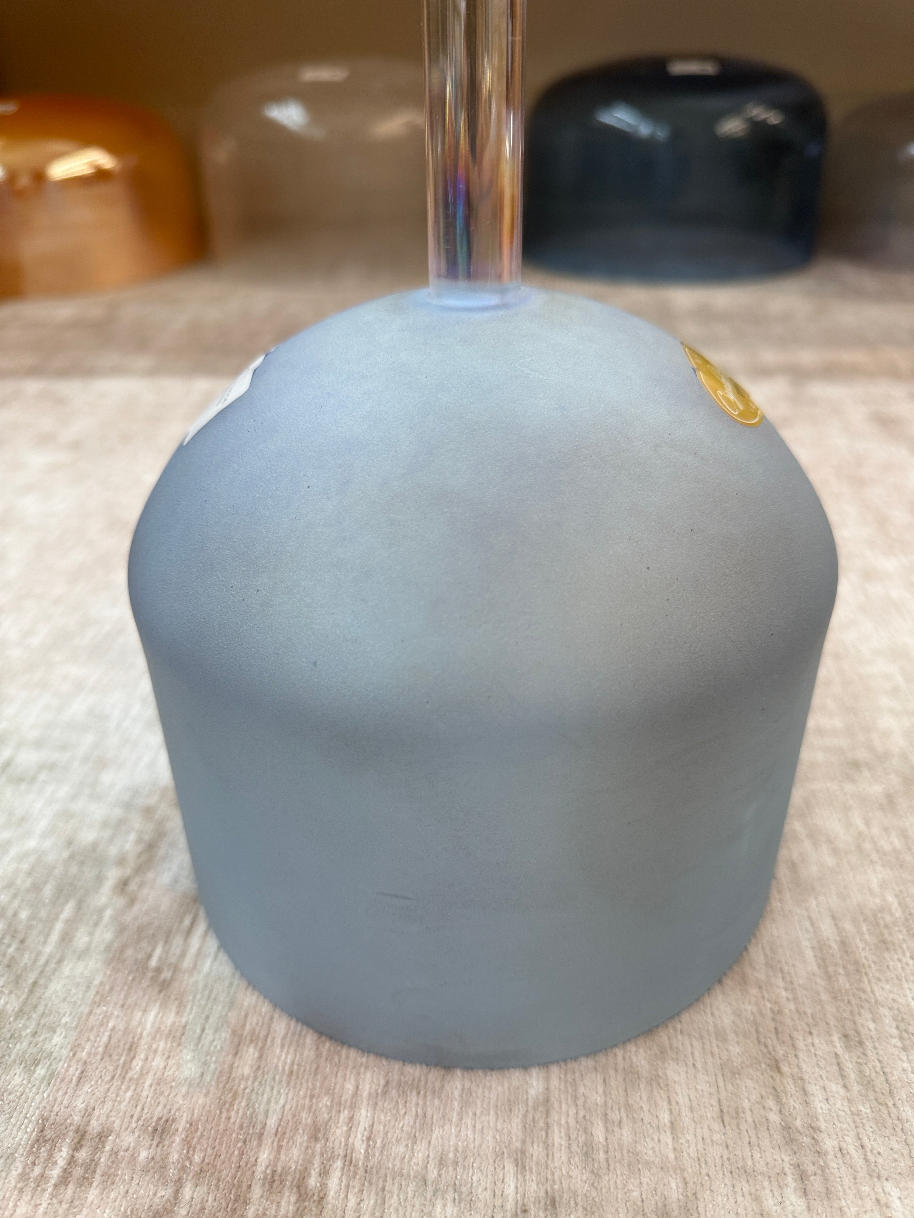 7" G+40 Indigo, Palladium (Inside) Frosted Bowl 117632 Crystal Tones® Alchemy Practitioner