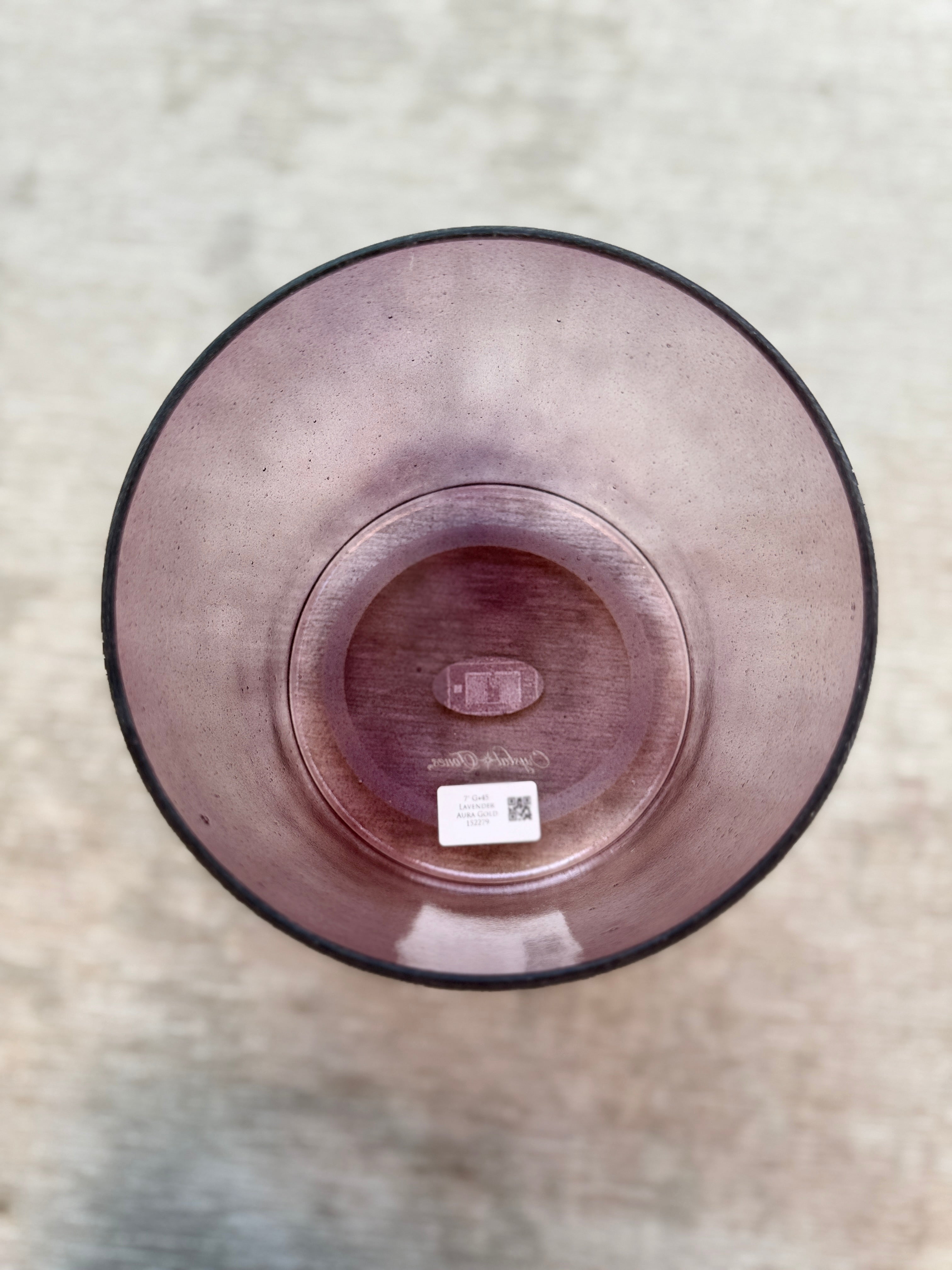 7" G+45 Lavender Aura Gold 152279 Crystal Tones® Alchemy Singing Bowl