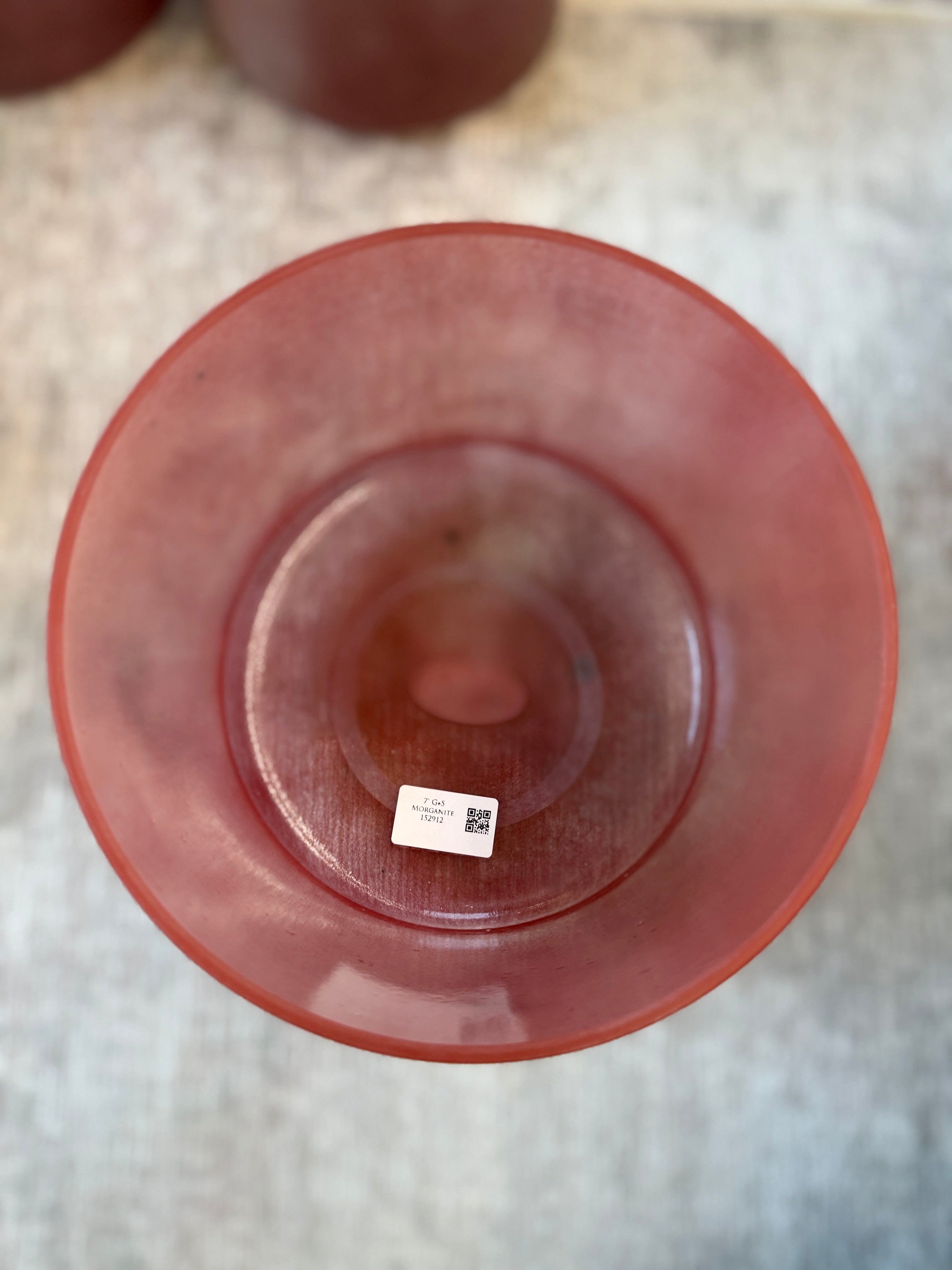 7" G+5 Morganite 152912 Crystal Tones® Alchemy Singing Bowl