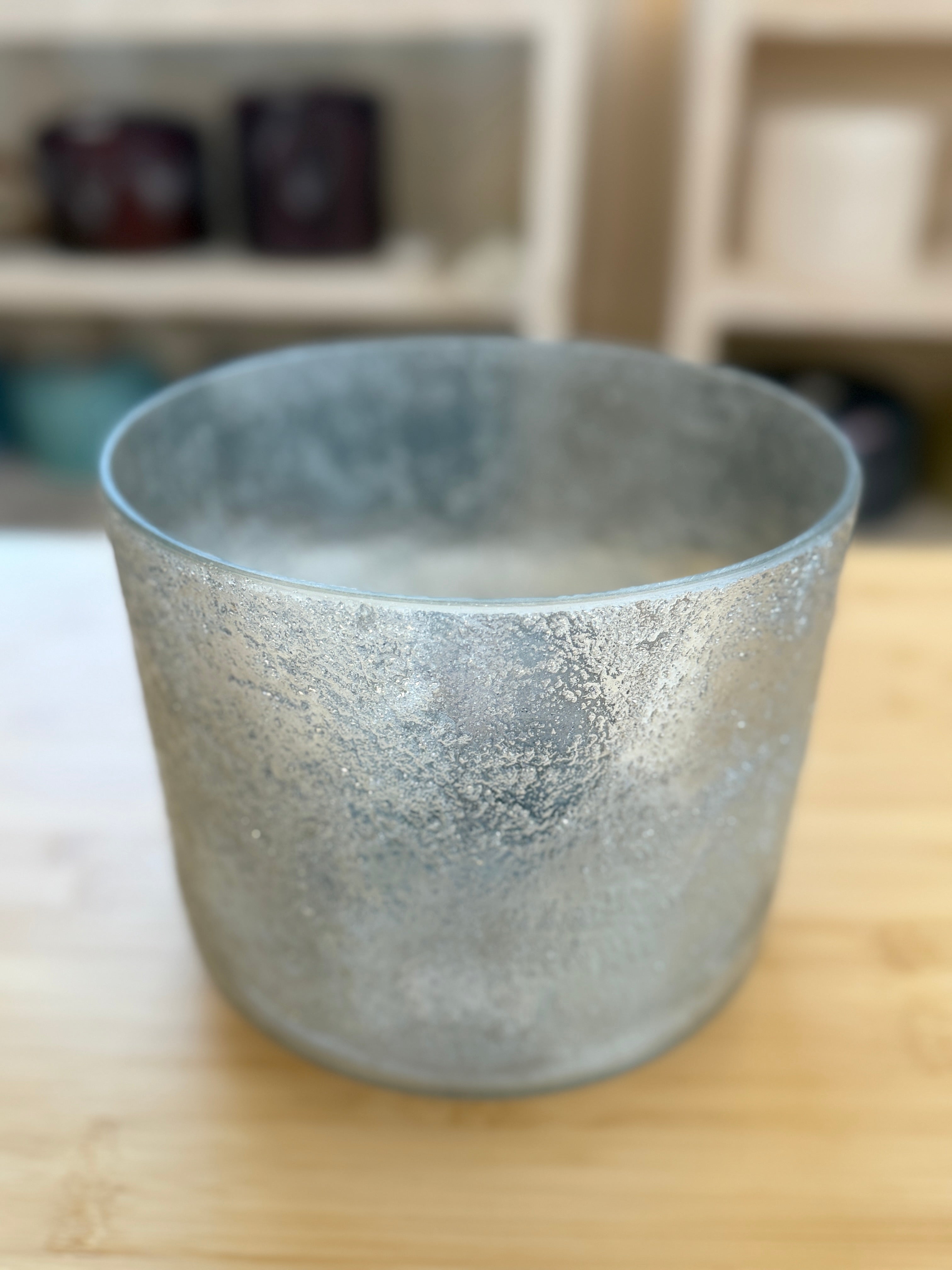 8" A-10 Lemurian Seed, Moldavite 148543 Crystal Tones® Alchemy Singing Bowl