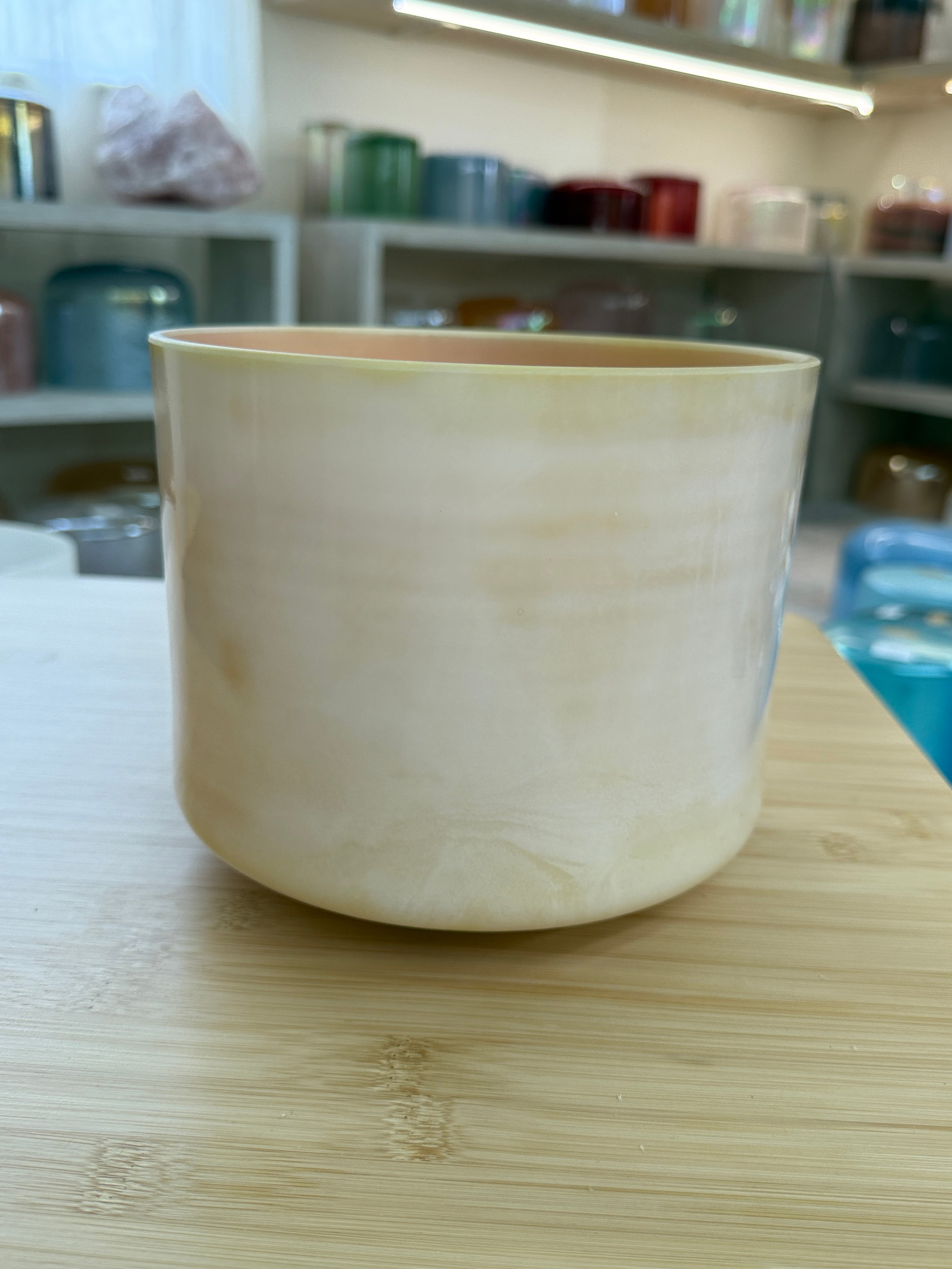 8" A0 Frankincense, Pink Ocean Gold 161293 Crystal Tones® Alchemy Singing Bowl