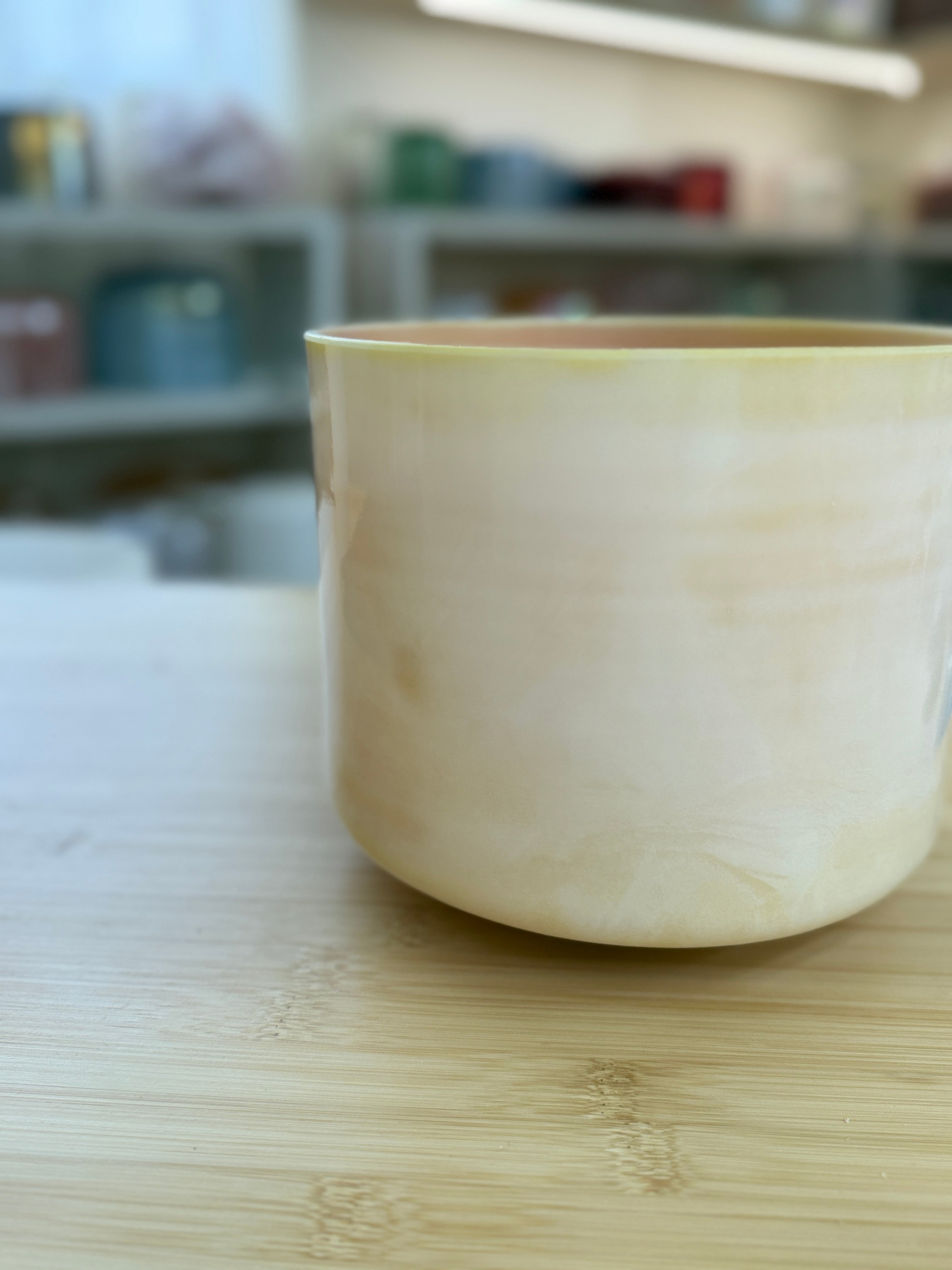 8" A0 Frankincense, Pink Ocean Gold 161293 Crystal Tones® Alchemy Singing Bowl
