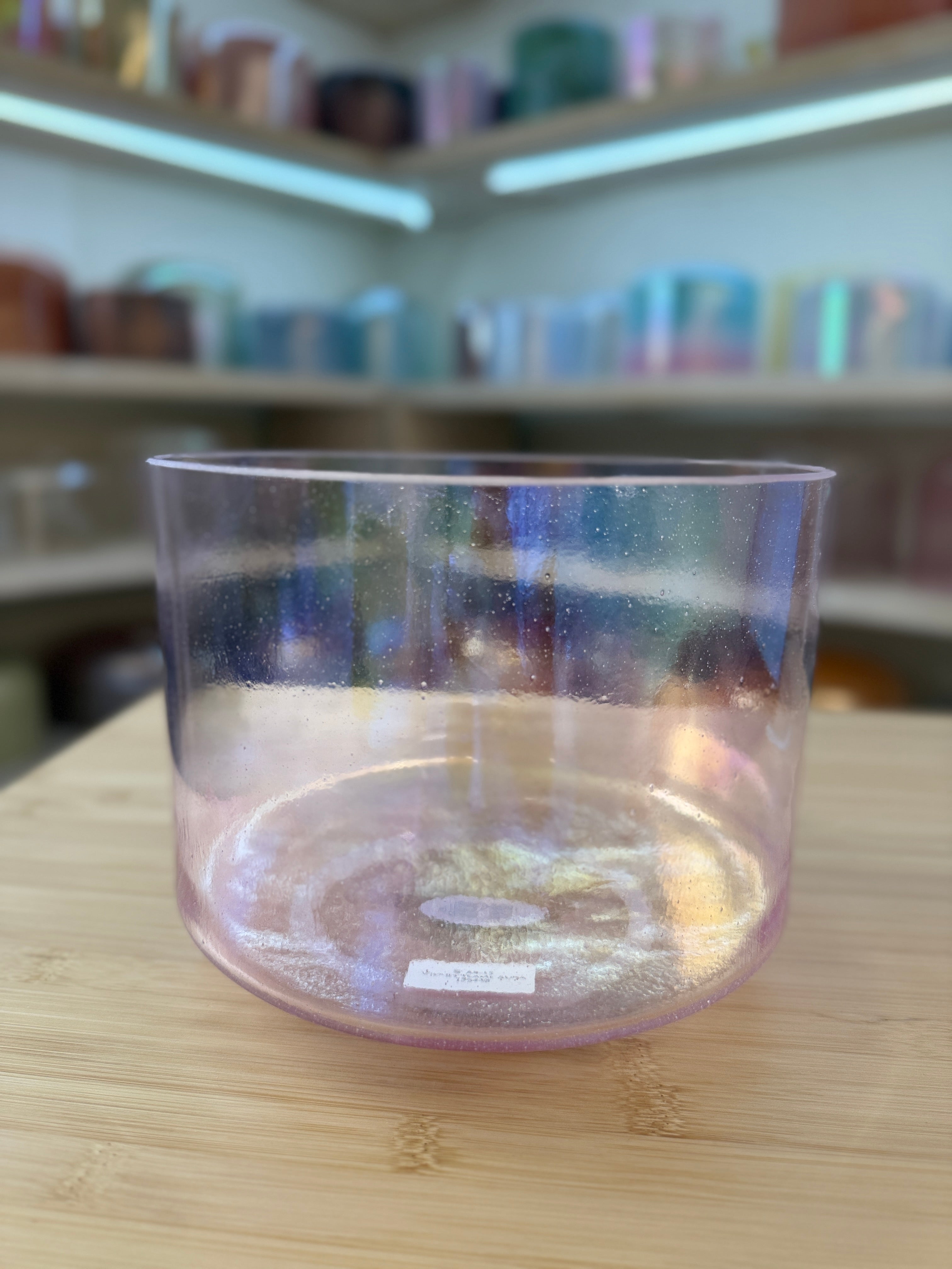 8" A#-15 Violet Flame Aura 156438 Crystal Tones® Alchemy Singing Bowl